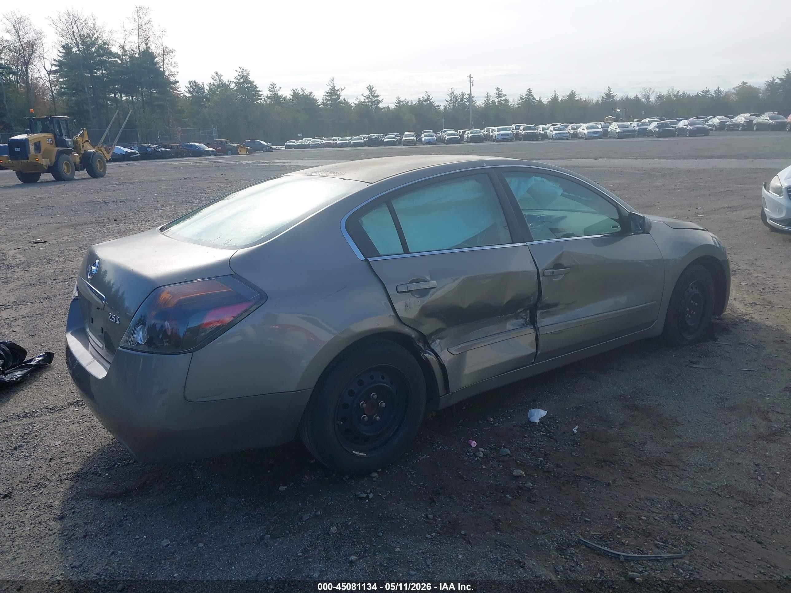 2007 Nissan Altima 2.5 S Золотой vin: 1N4AL21E27N442797