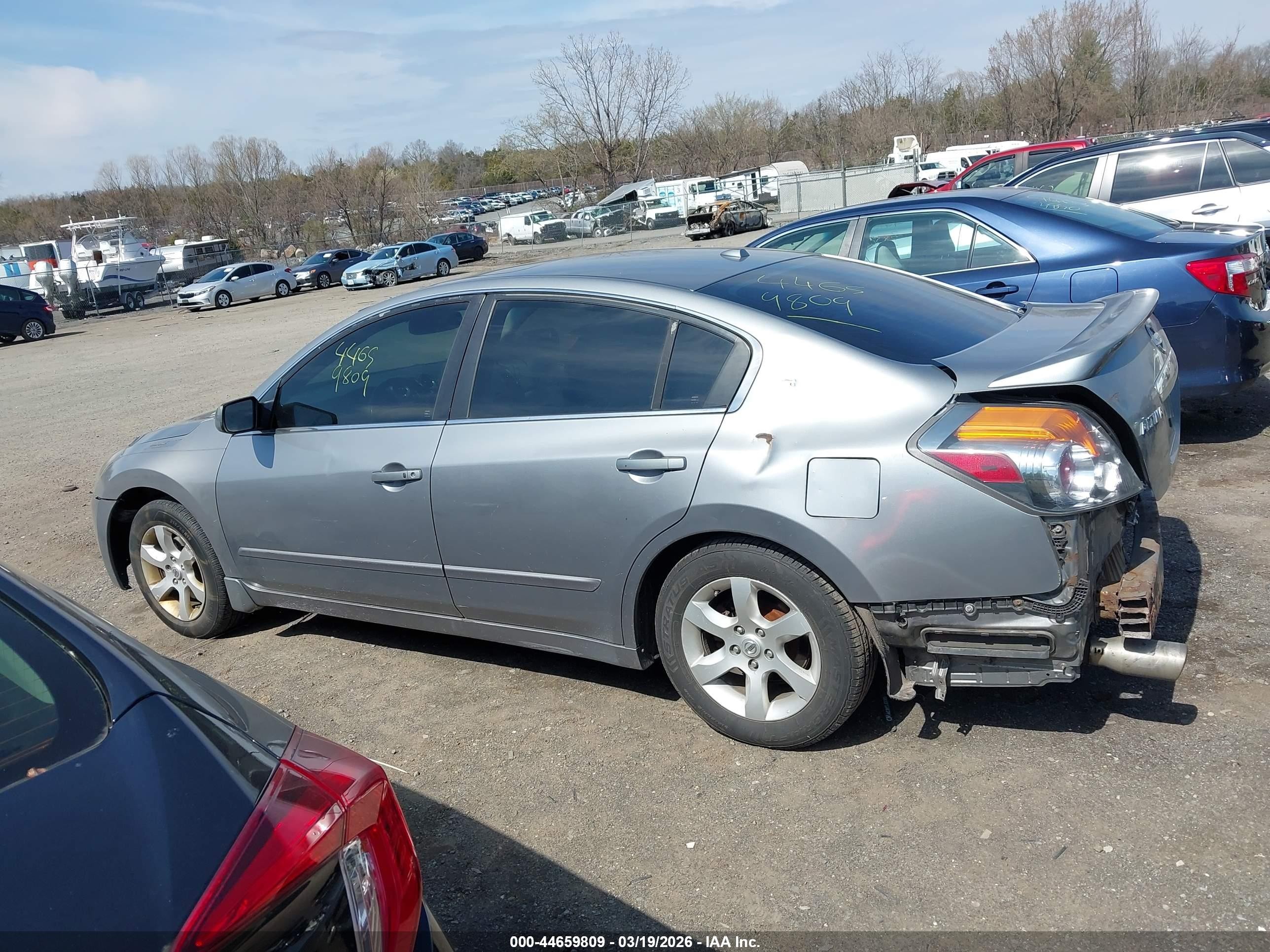 2008 Nissan Altima 2.5 S Silver vin: 1N4AL21E28C182222