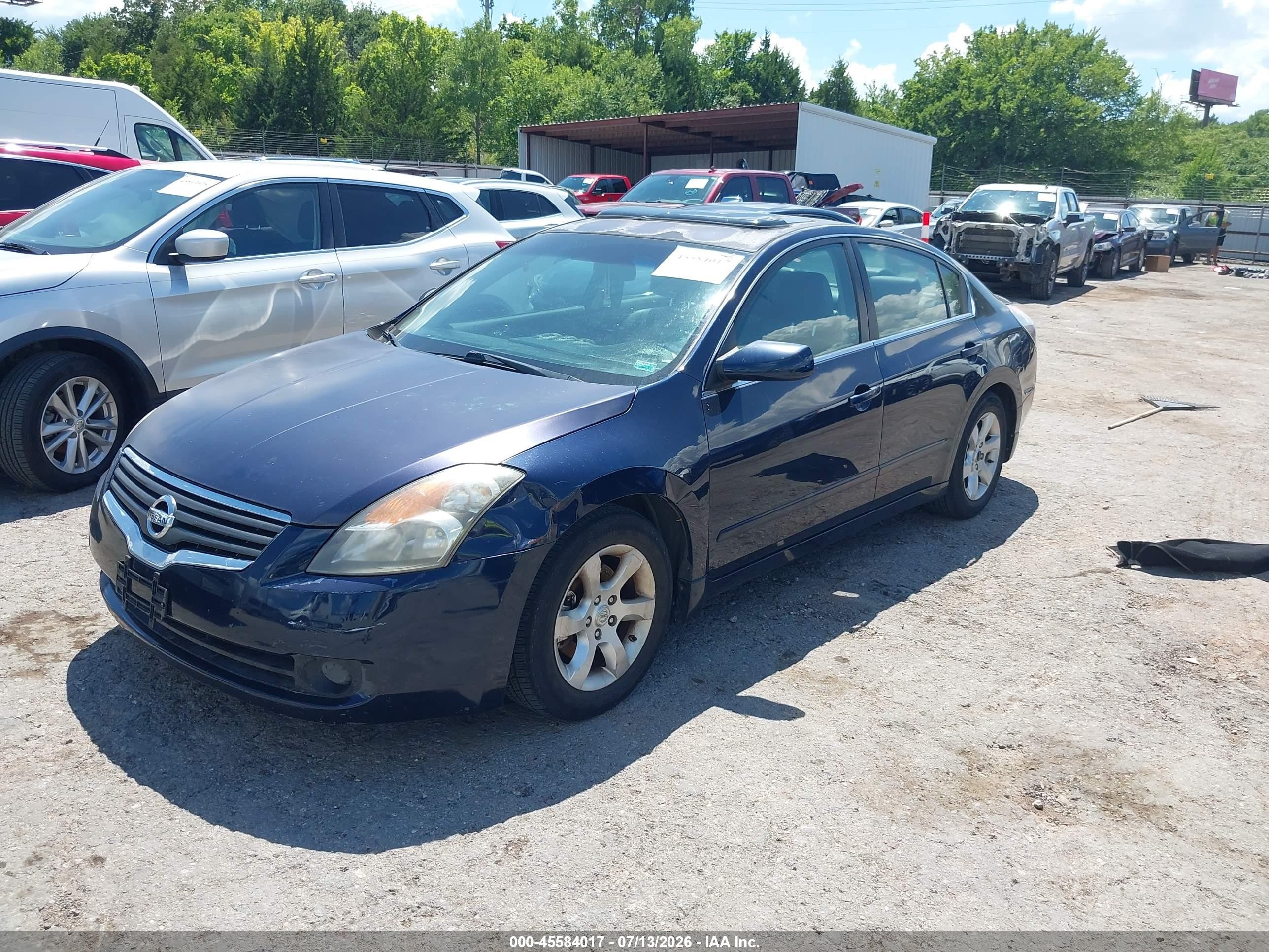 2008 Nissan Altima 2.5 Sl Black vin: 1N4AL21E28N420106