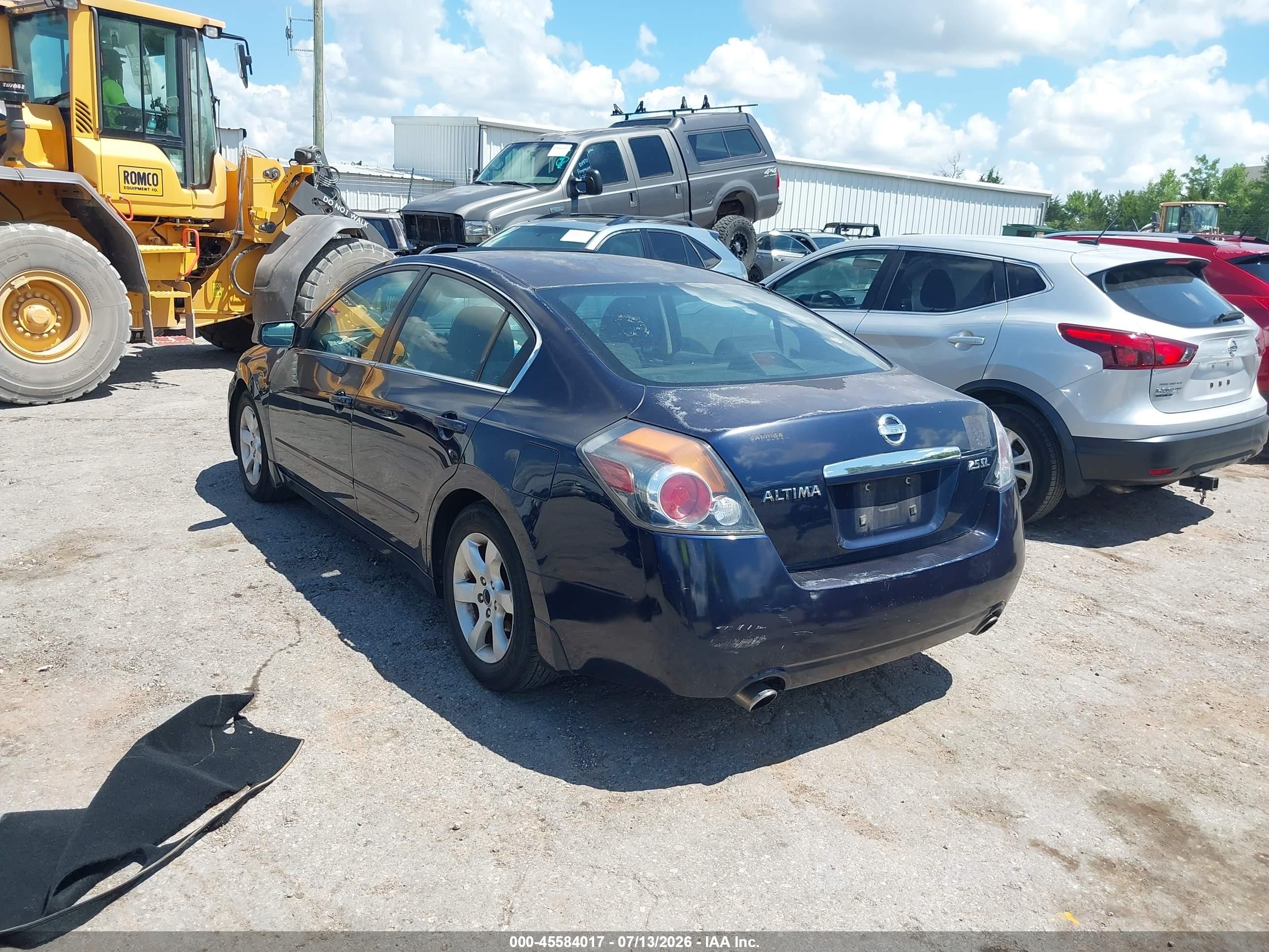 2008 Nissan Altima 2.5 Sl Black vin: 1N4AL21E28N420106