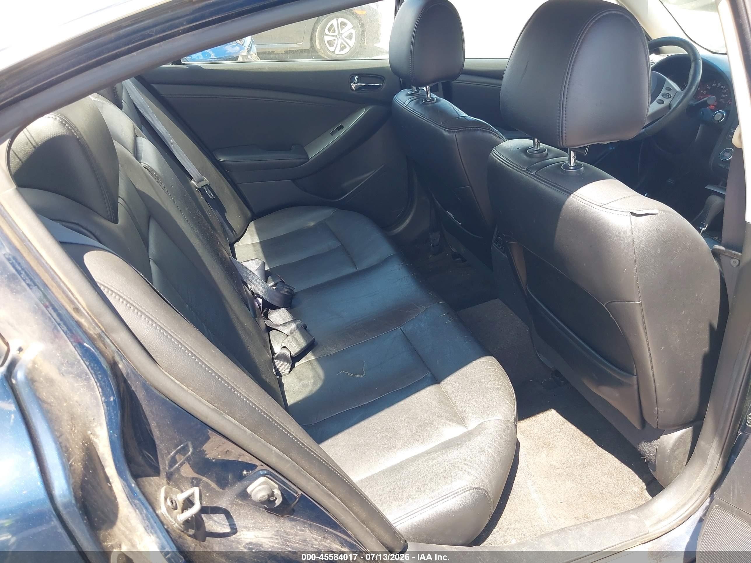 2008 Nissan Altima 2.5 Sl Black vin: 1N4AL21E28N420106