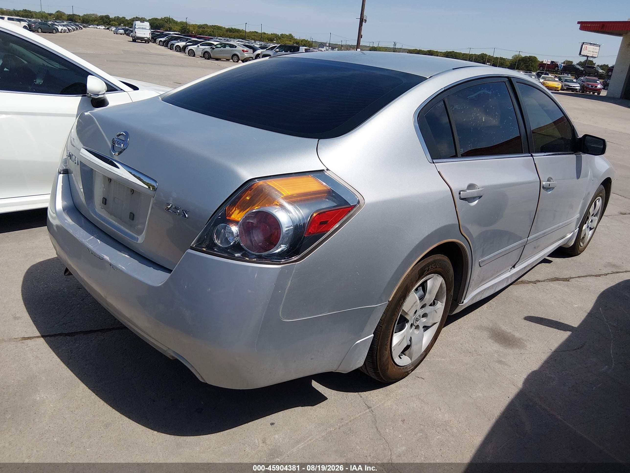 2008 Nissan Altima 2.5 S Silver vin: 1N4AL21E28N533327