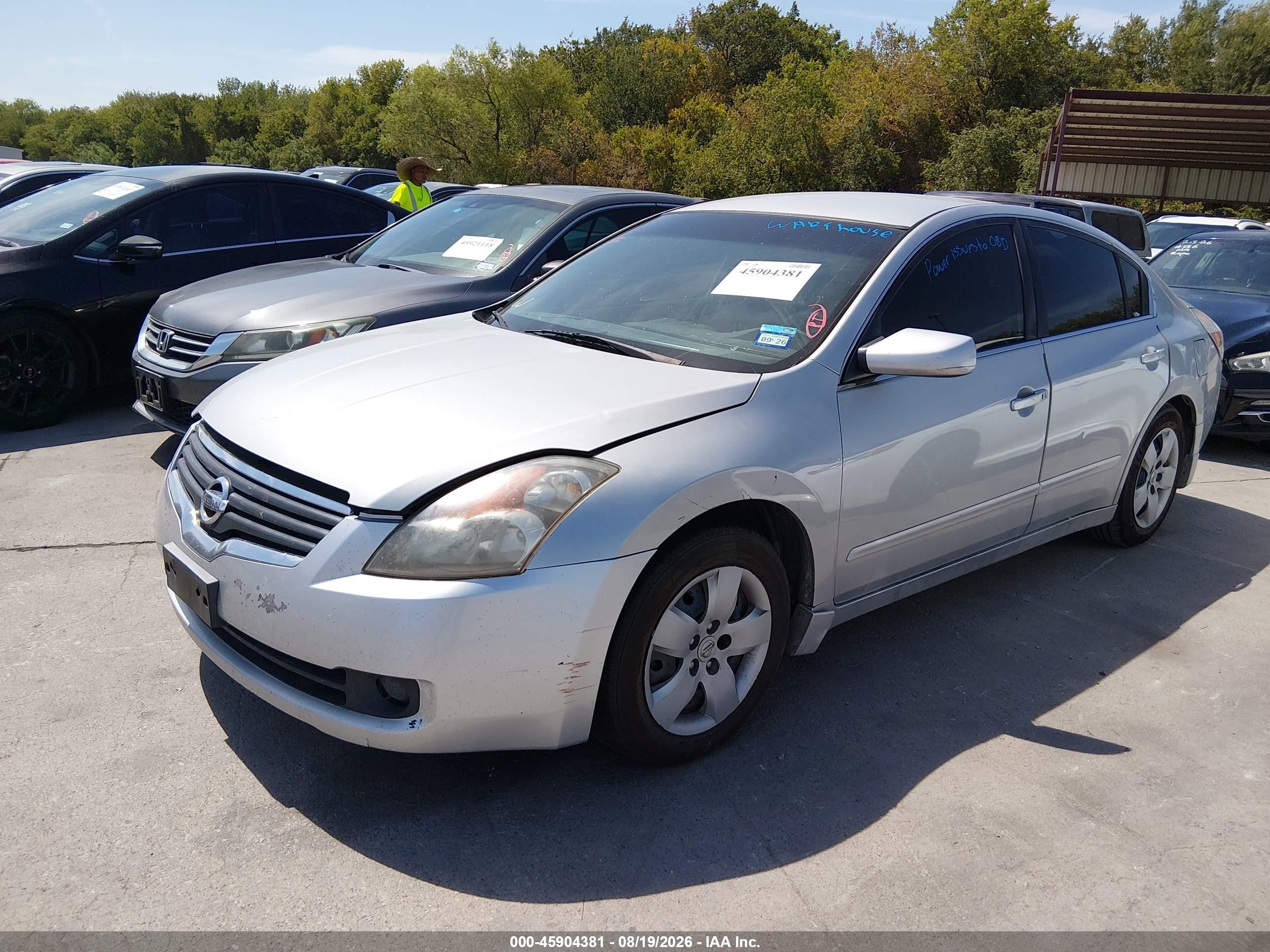 2008 Nissan Altima 2.5 S Silver vin: 1N4AL21E28N533327