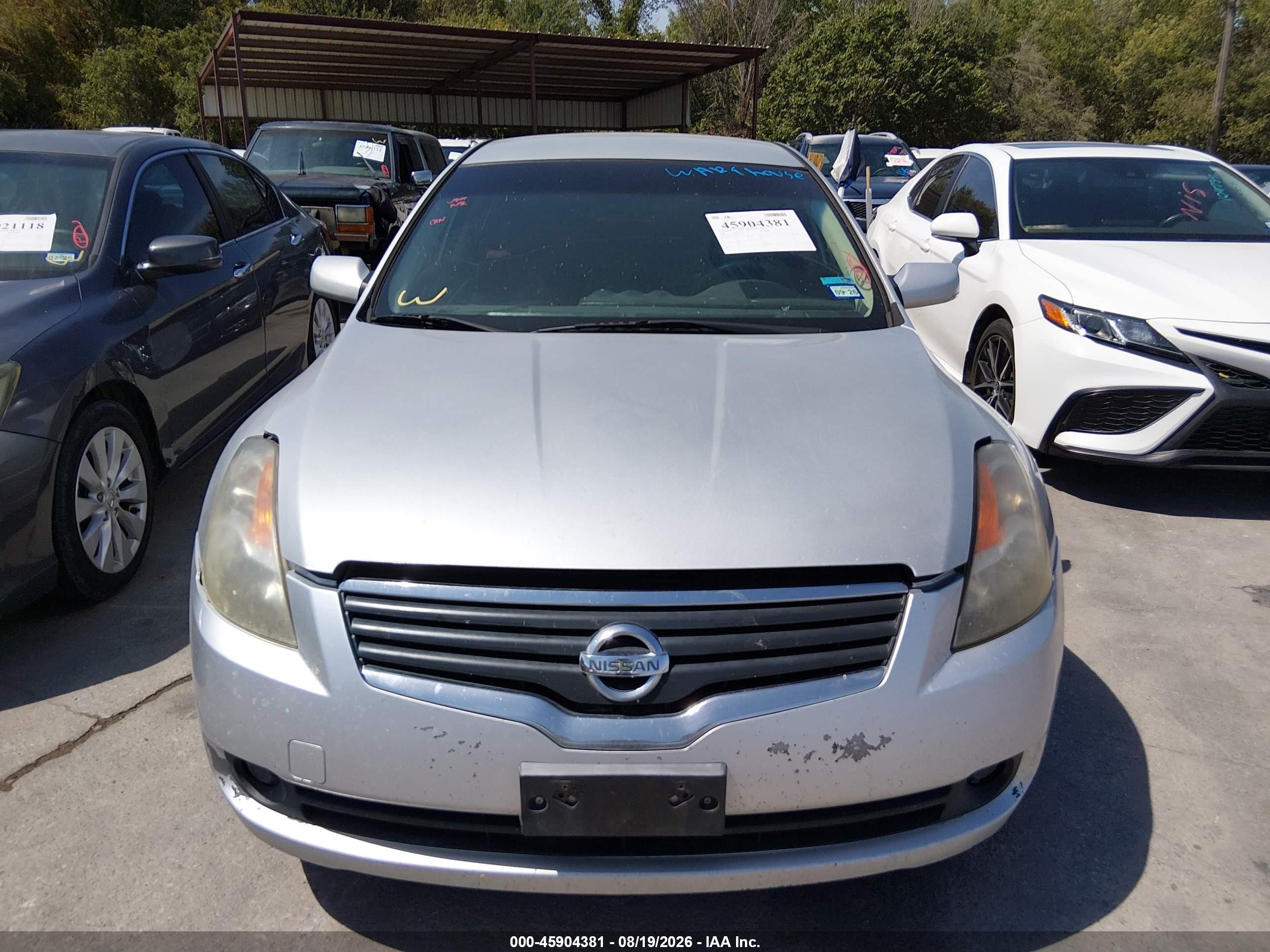 2008 Nissan Altima 2.5 S Silver vin: 1N4AL21E28N533327
