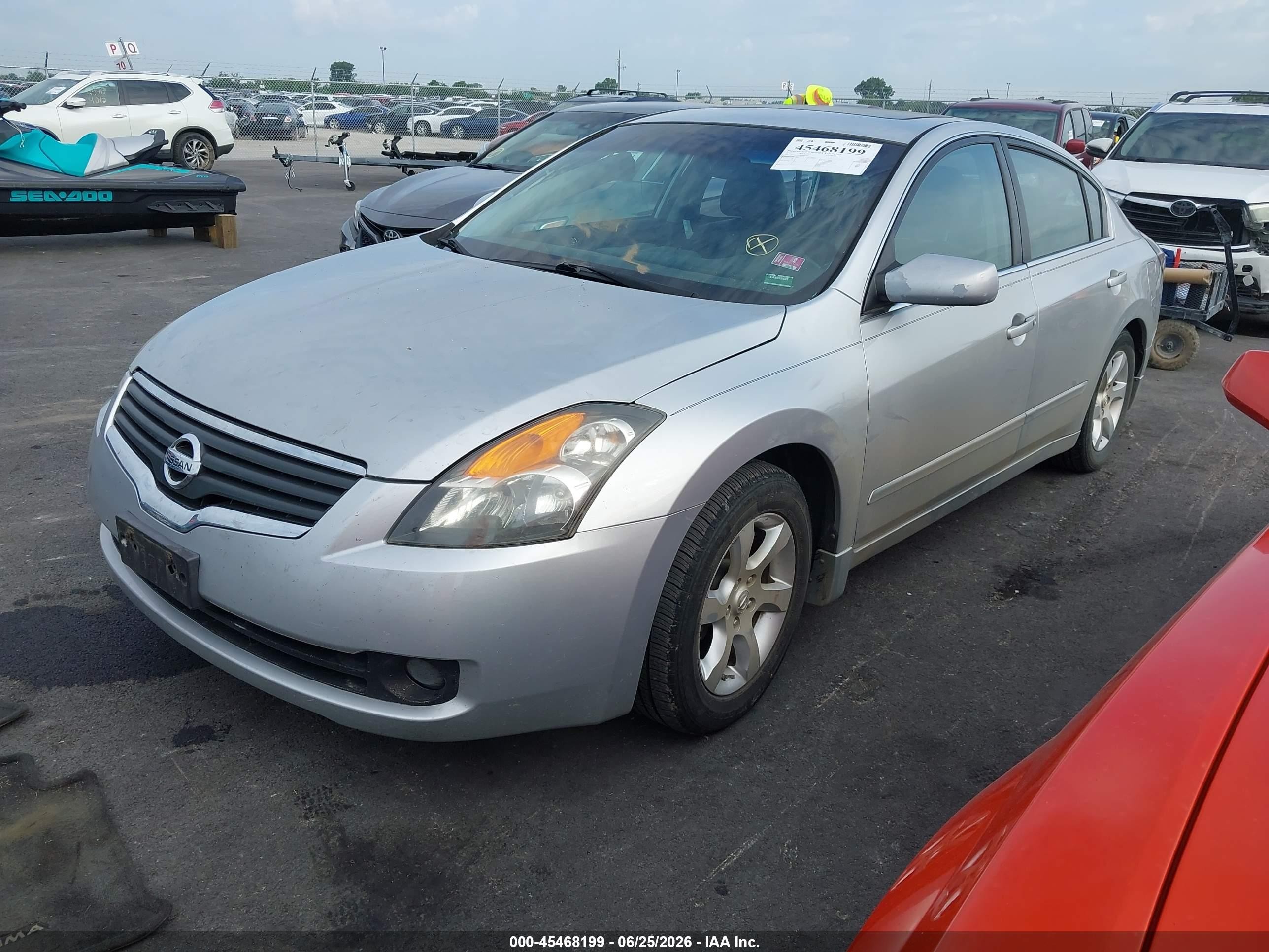 2008 Nissan Altima 2.5 Sl Silver vin: 1N4AL21E28N561189