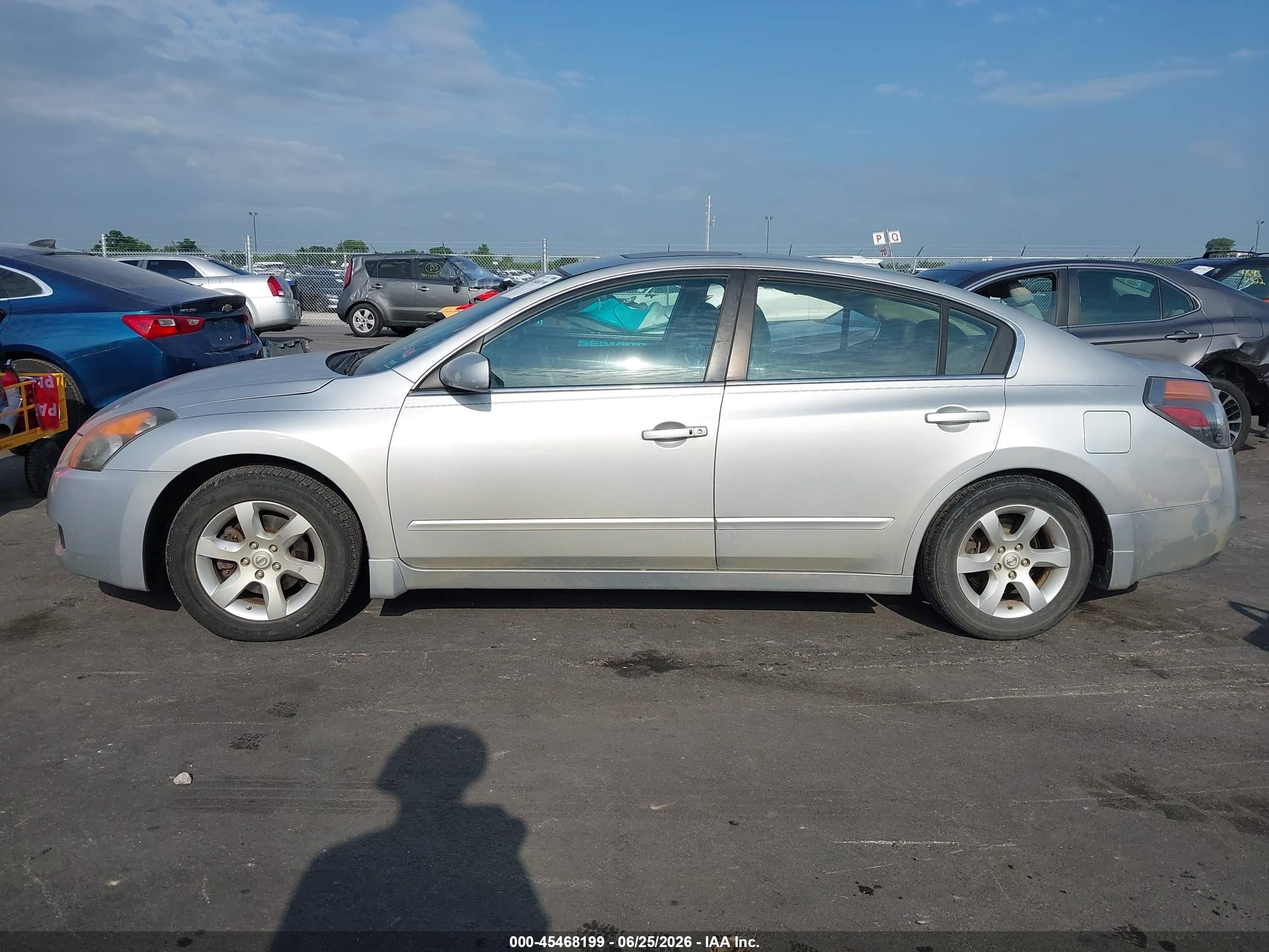 2008 Nissan Altima 2.5 Sl Silver vin: 1N4AL21E28N561189