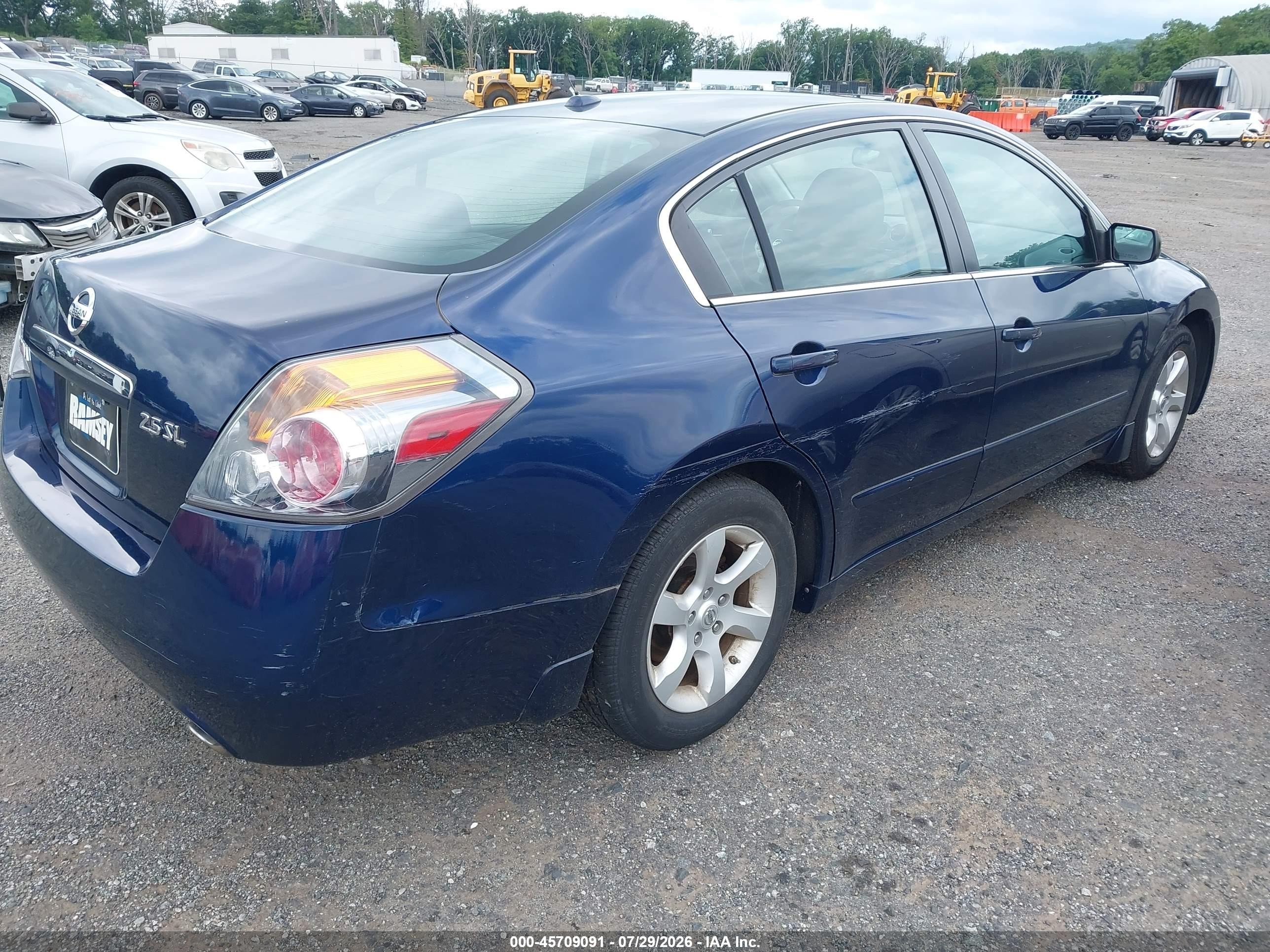 2009 Nissan Altima 2.5 S Blue vin: 1N4AL21E29N423427
