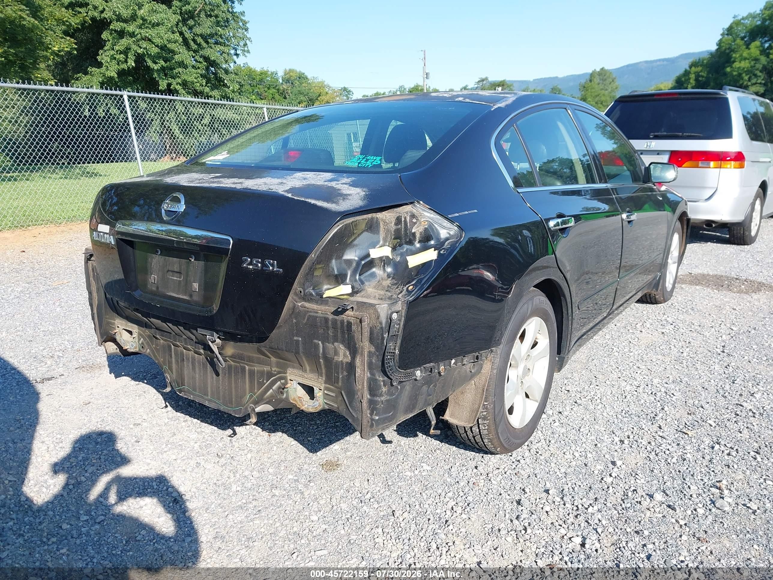 2009 Nissan Altima 2.5 S Black vin: 1N4AL21E29N432581