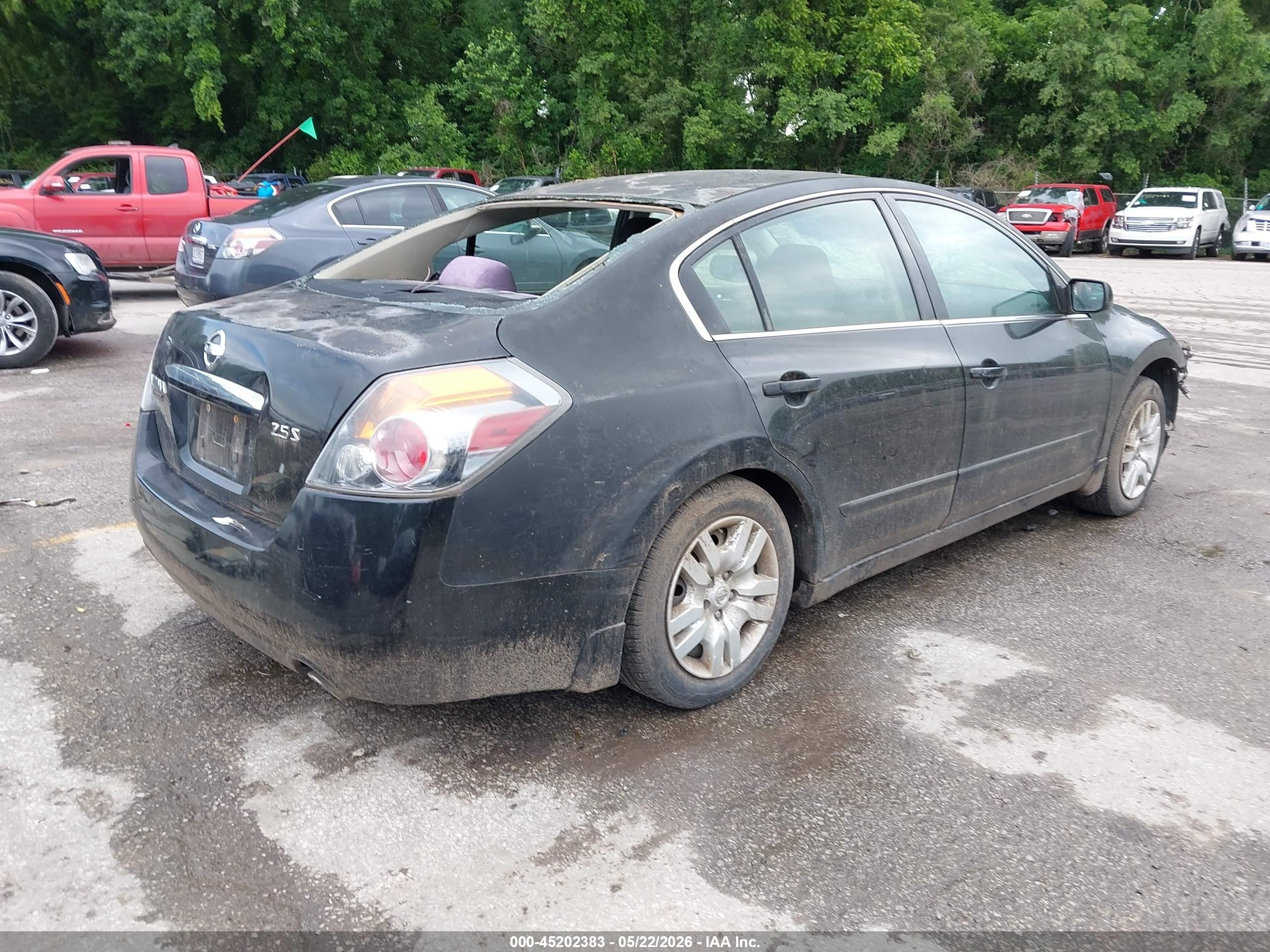 2009 Nissan Altima 2.5 S Black vin: 1N4AL21E29N447159