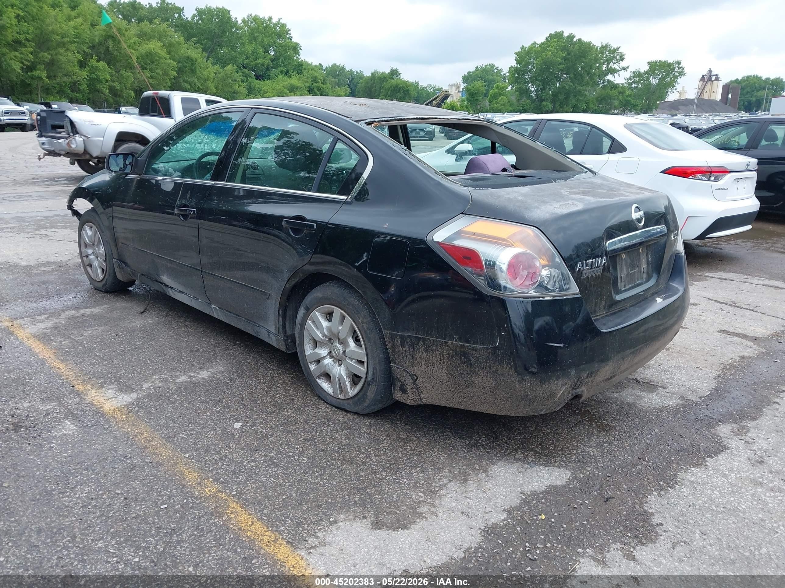 2009 Nissan Altima 2.5 S Black vin: 1N4AL21E29N447159