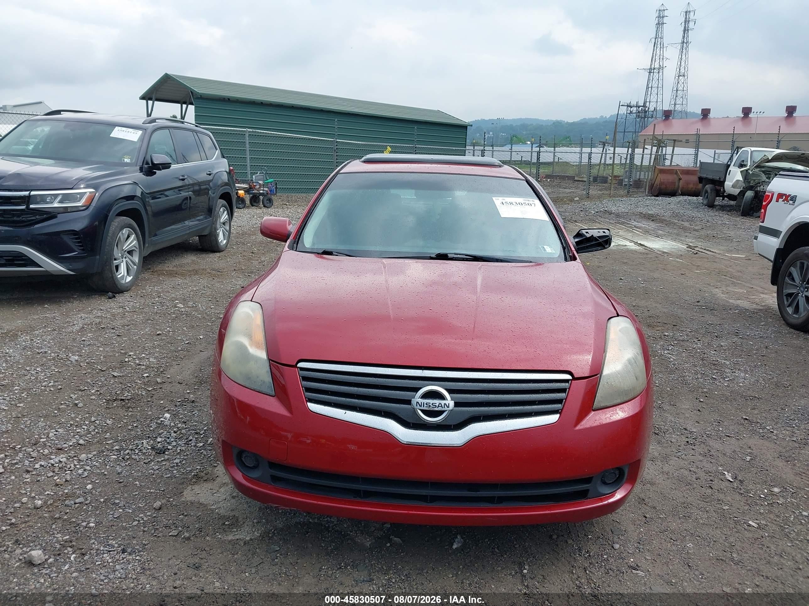 2009 Nissan Altima 2.5 S Красный vin: 1N4AL21E29N508431