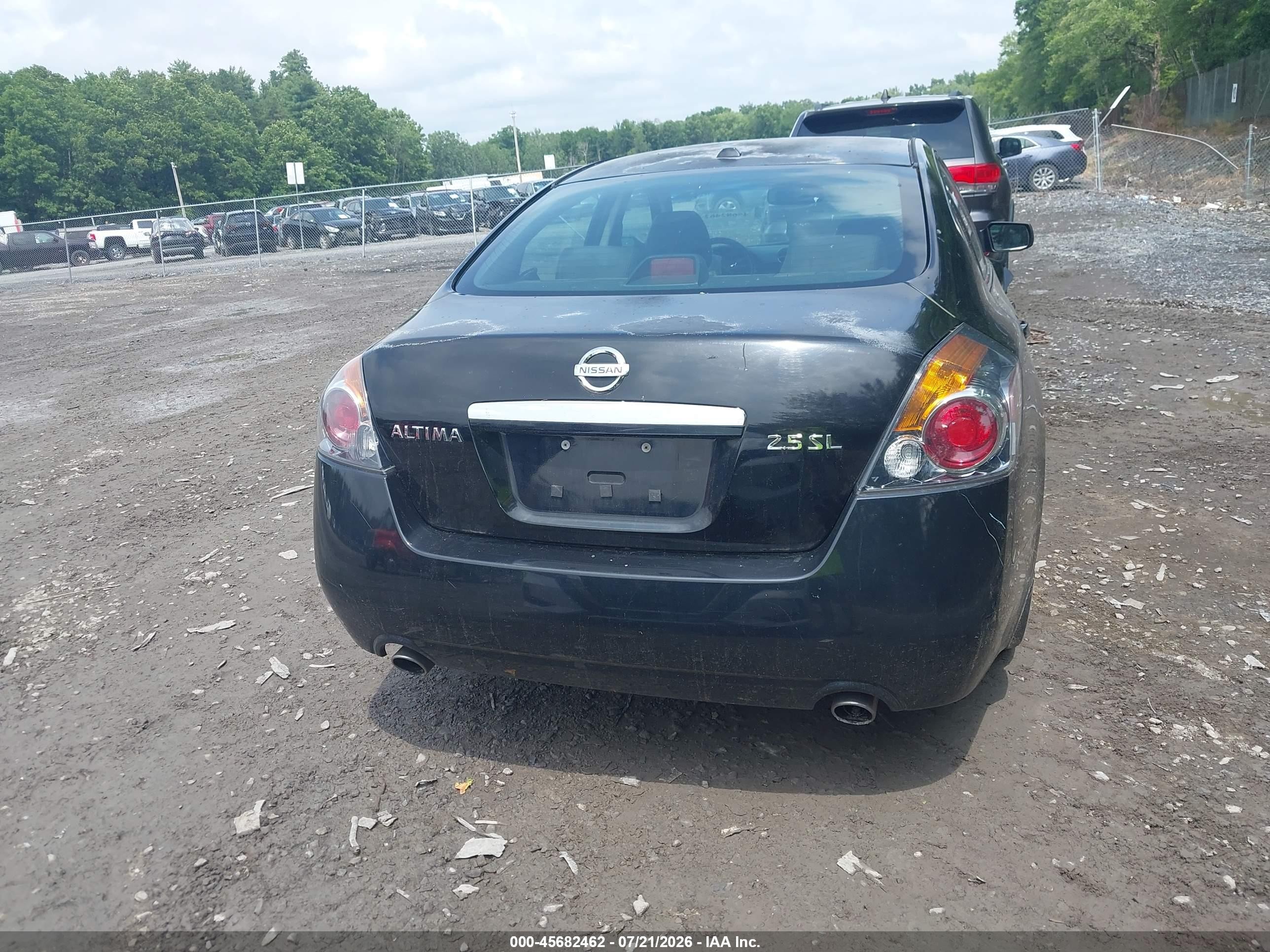 2009 Nissan Altima 2.5 S Black vin: 1N4AL21E29N509241