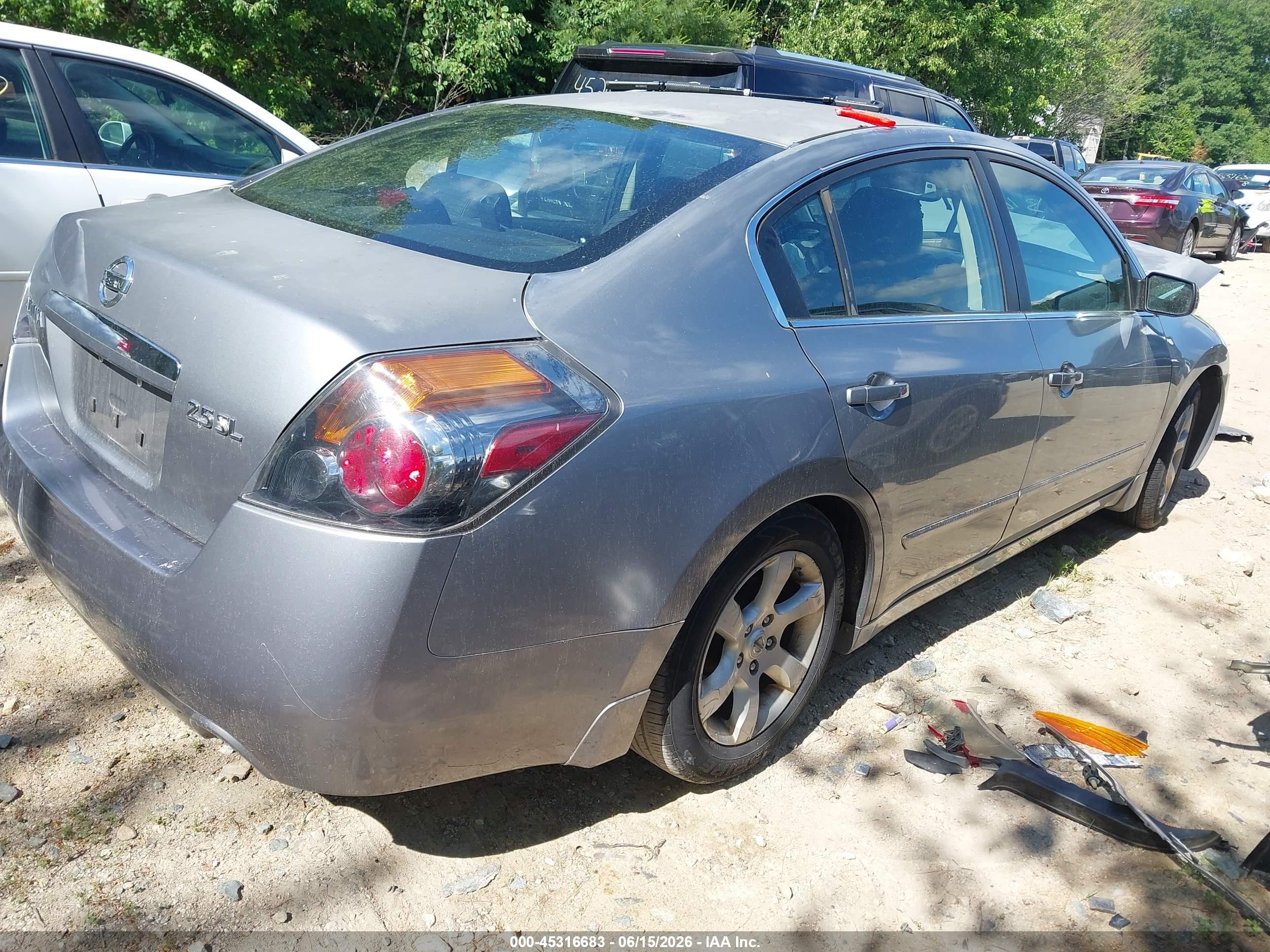 2009 Nissan Altima 2.5 S Gray vin: 1N4AL21E29N513841