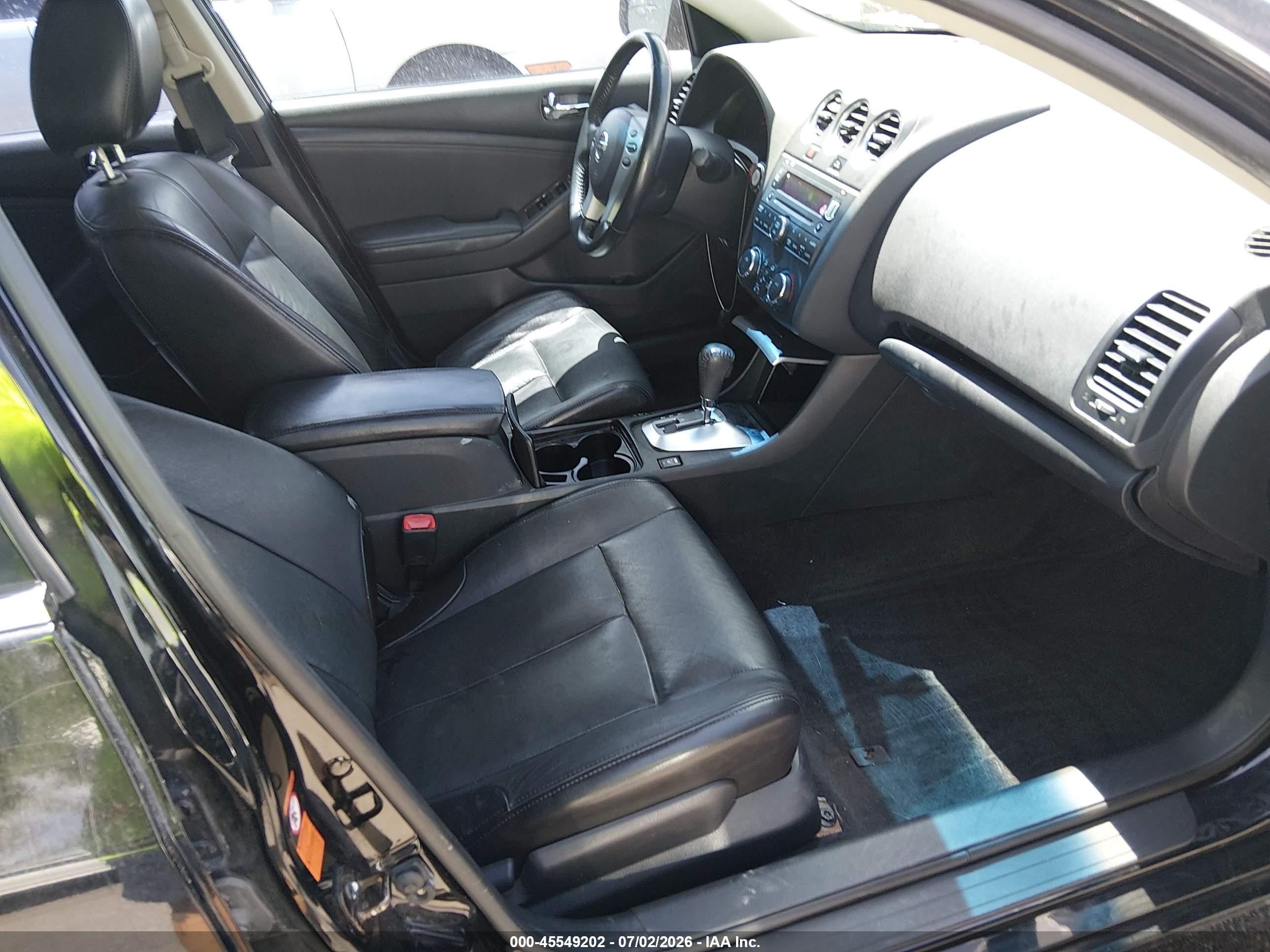 2009 Nissan Altima 2.5 S Черный vin: 1N4AL21E29N549707