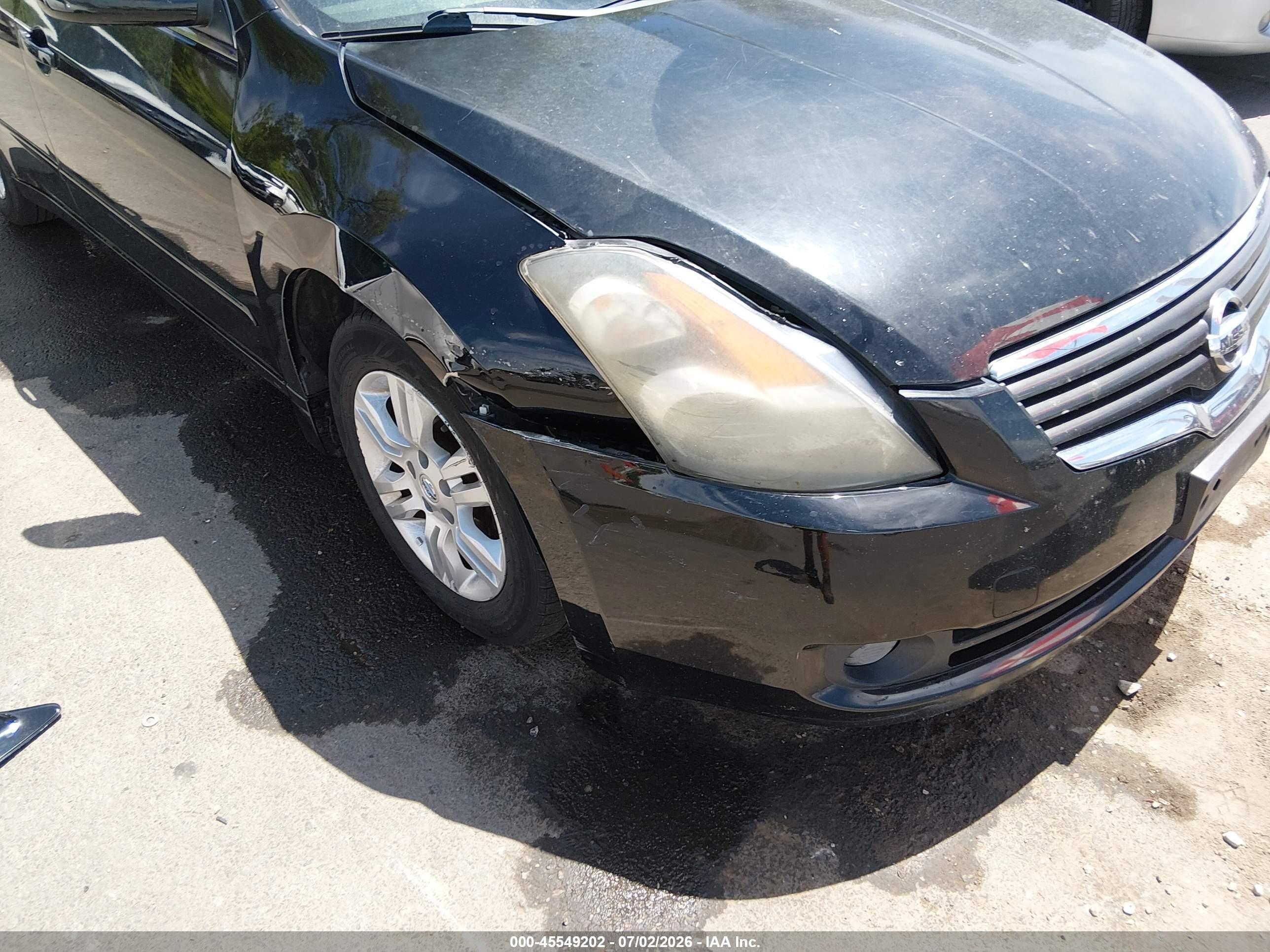 2009 Nissan Altima 2.5 S Черный vin: 1N4AL21E29N549707