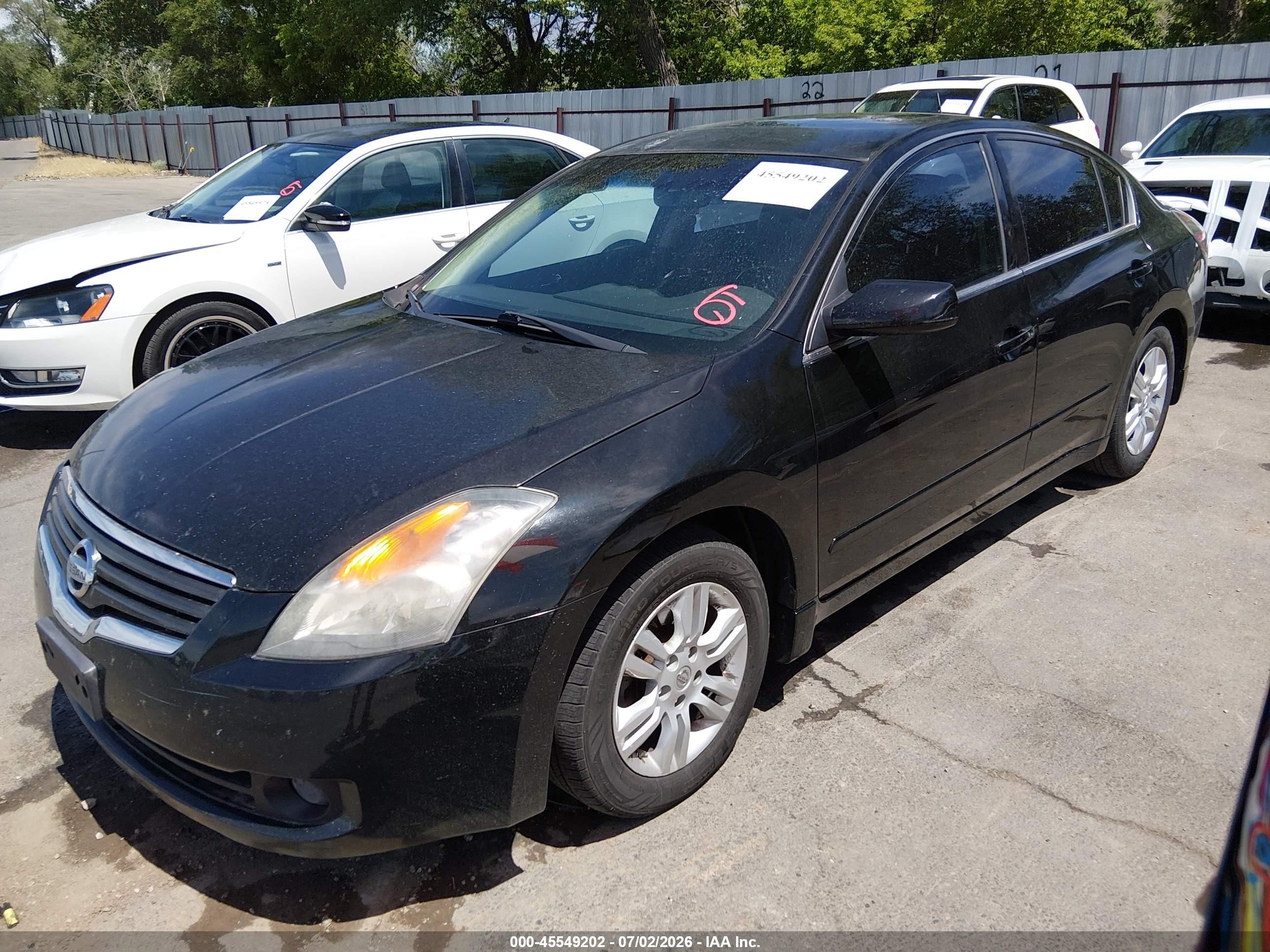 2009 Nissan Altima 2.5 S Черный vin: 1N4AL21E29N549707