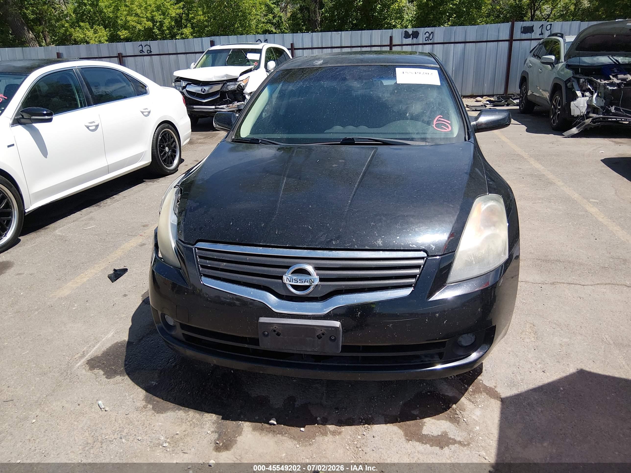 2009 Nissan Altima 2.5 S Черный vin: 1N4AL21E29N549707
