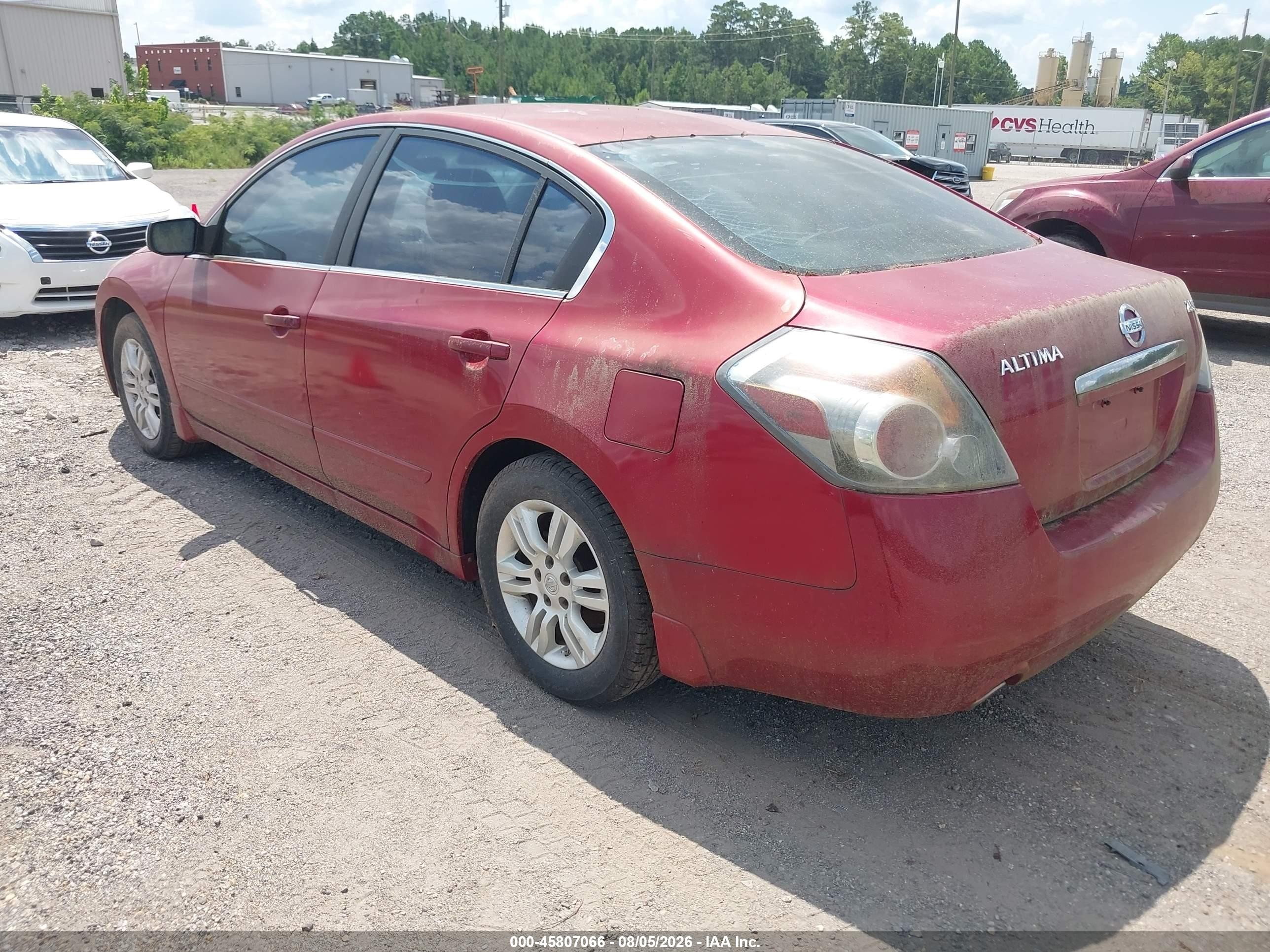 2009 Nissan Altima 2.5 S Red vin: 1N4AL21E29N557872