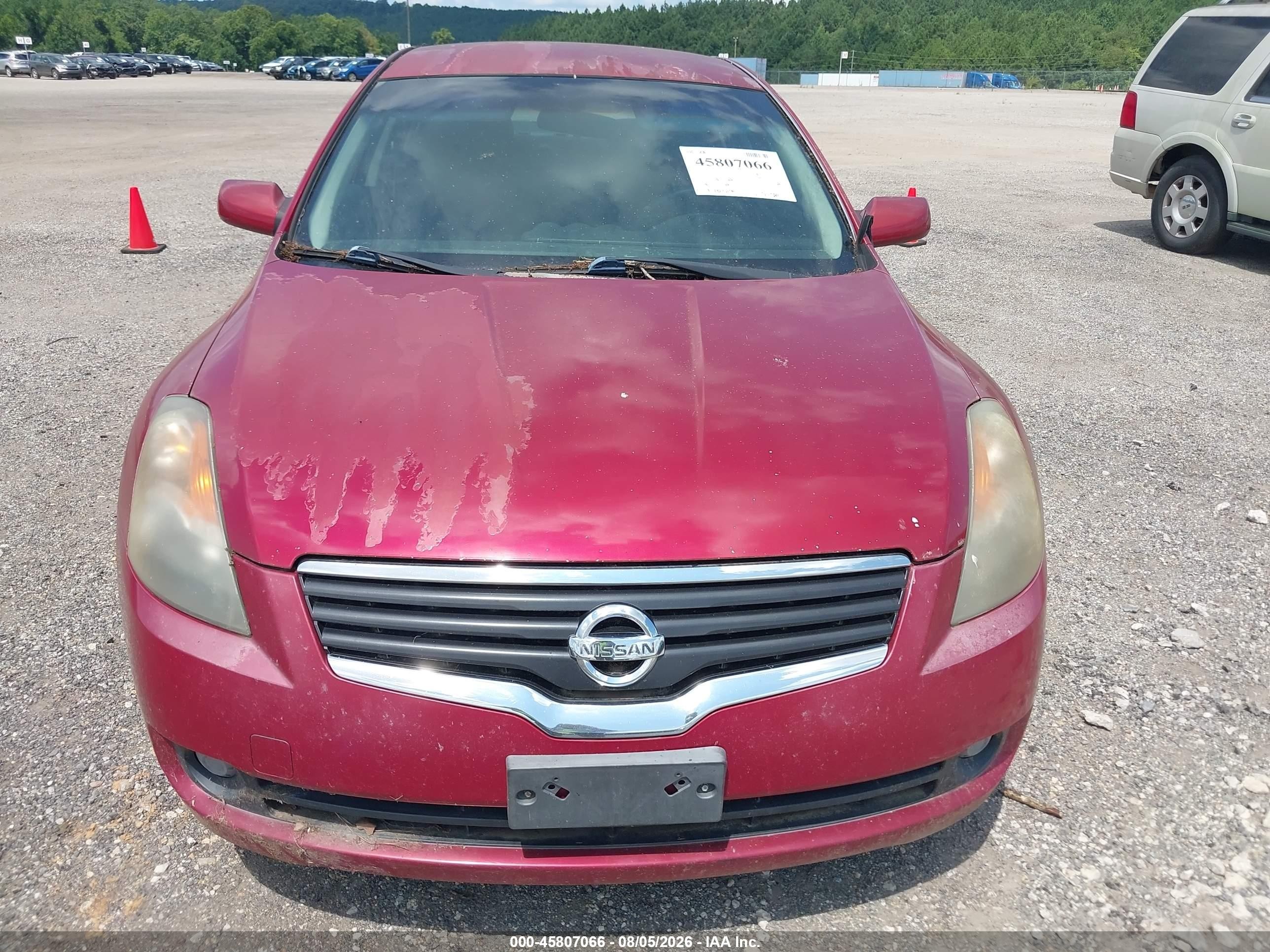 2009 Nissan Altima 2.5 S Red vin: 1N4AL21E29N557872