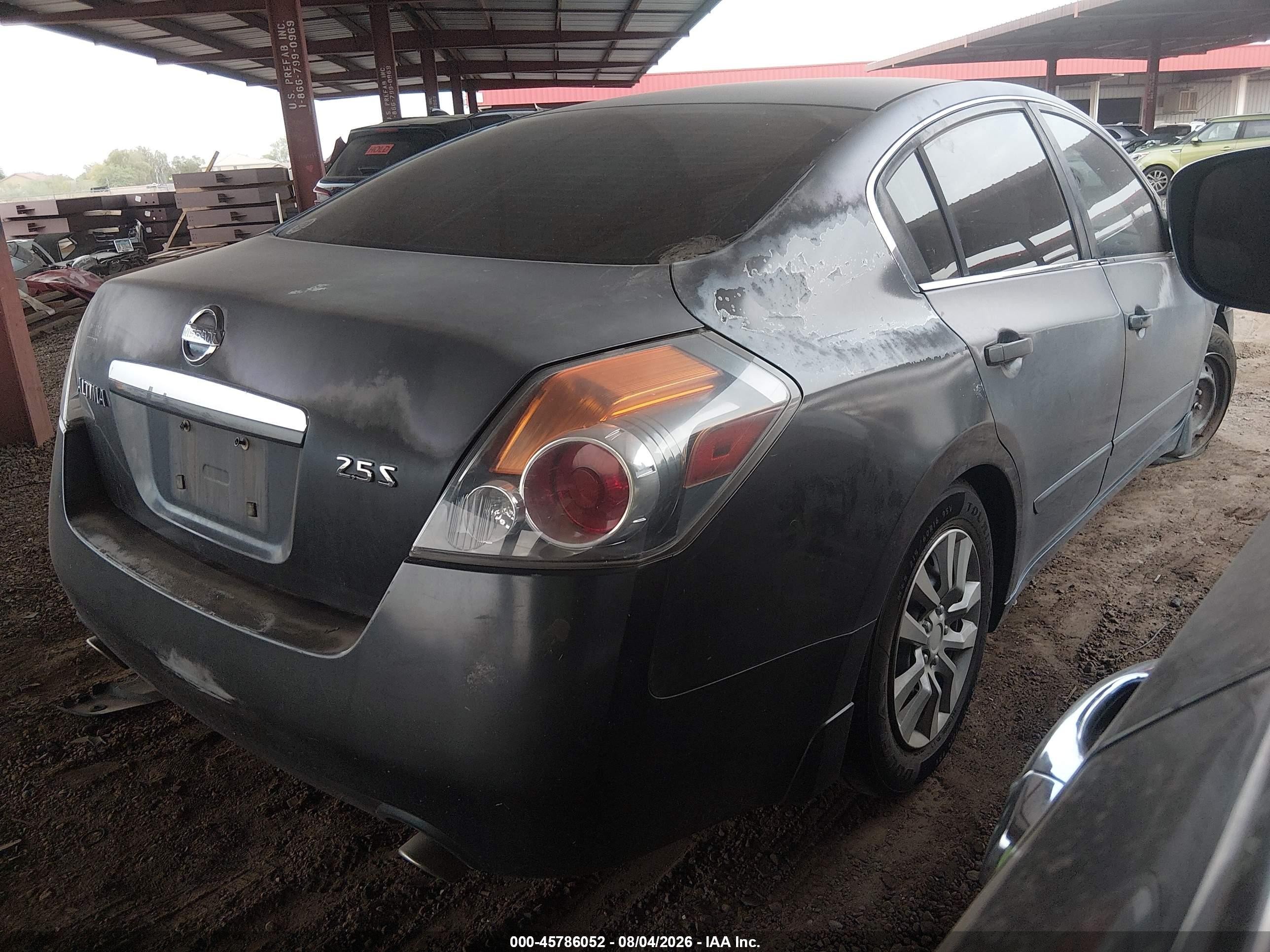 2007 Nissan Altima 2.5 S Серый vin: 1N4AL21E37C147302