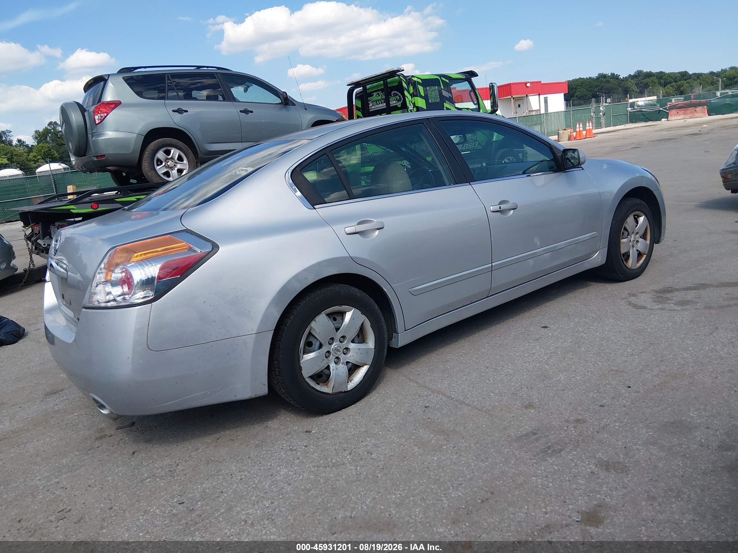 2007 Nissan Altima 2.5 S Серебряный vin: 1N4AL21E37C155562