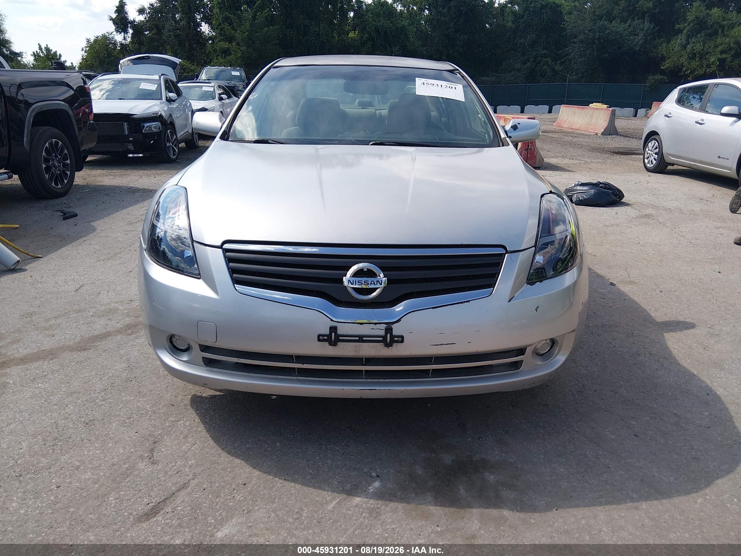 2007 Nissan Altima 2.5 S Серебряный vin: 1N4AL21E37C155562