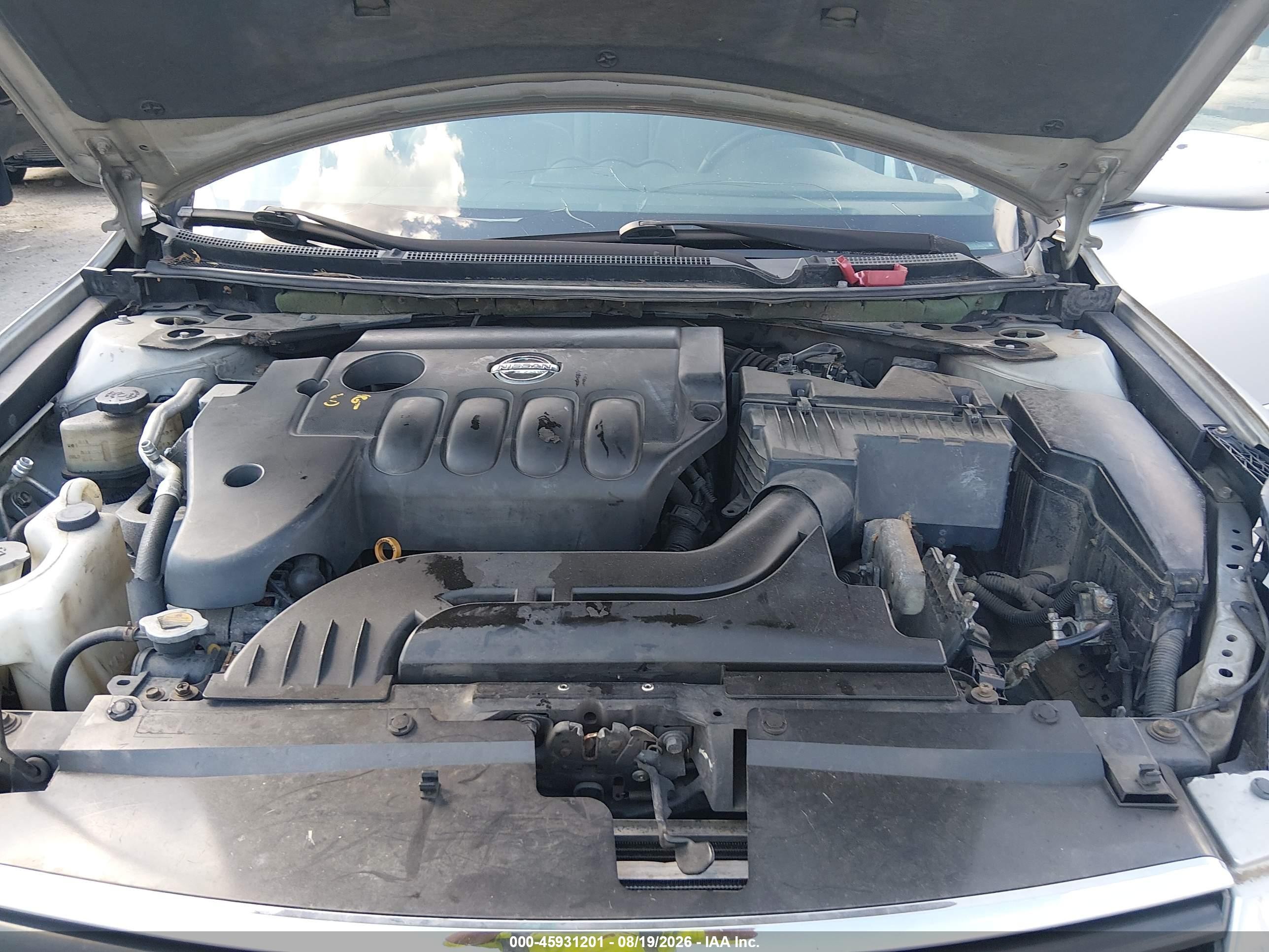 2007 Nissan Altima 2.5 S Серебряный vin: 1N4AL21E37C155562