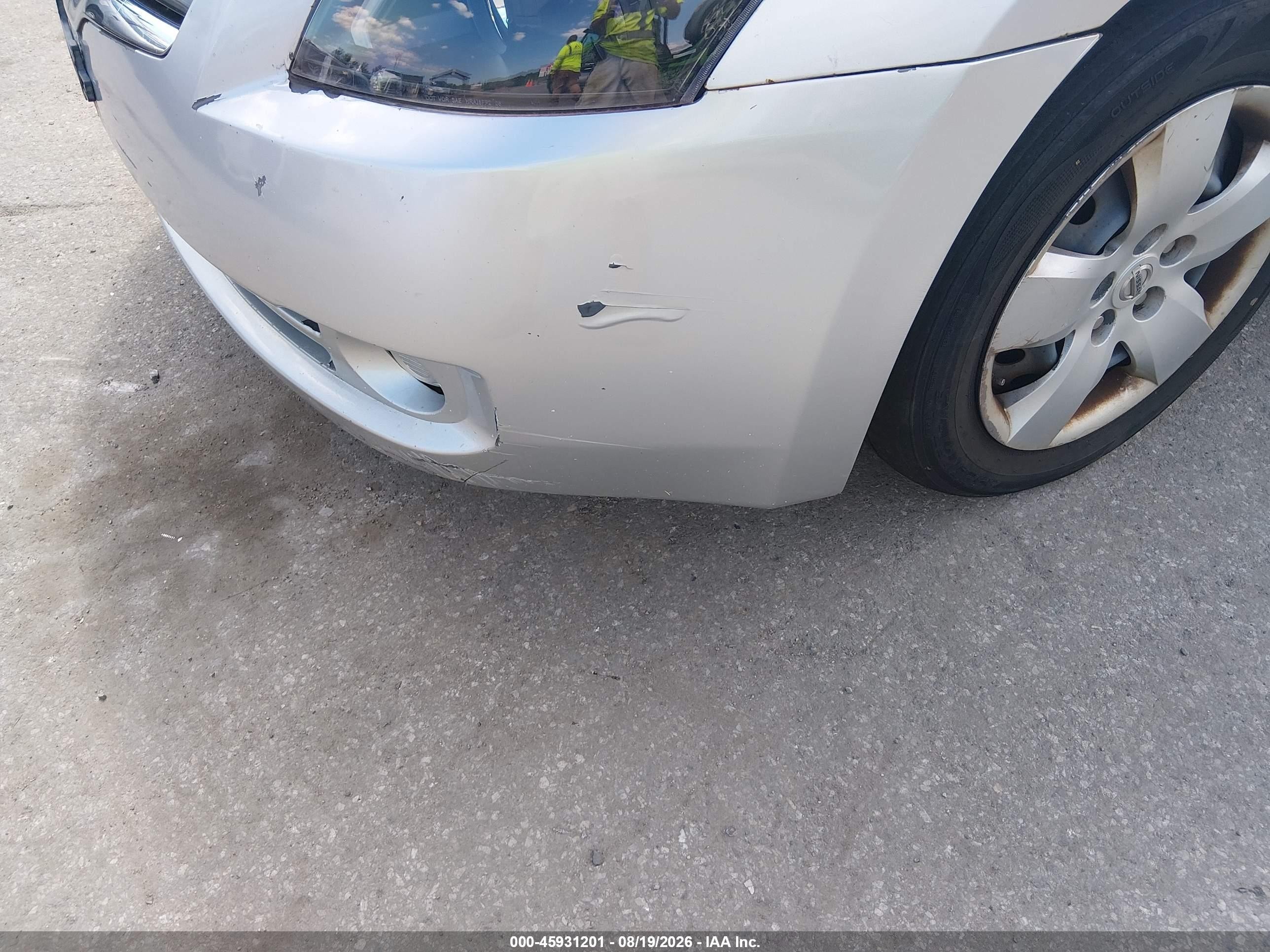 2007 Nissan Altima 2.5 S Серебряный vin: 1N4AL21E37C155562