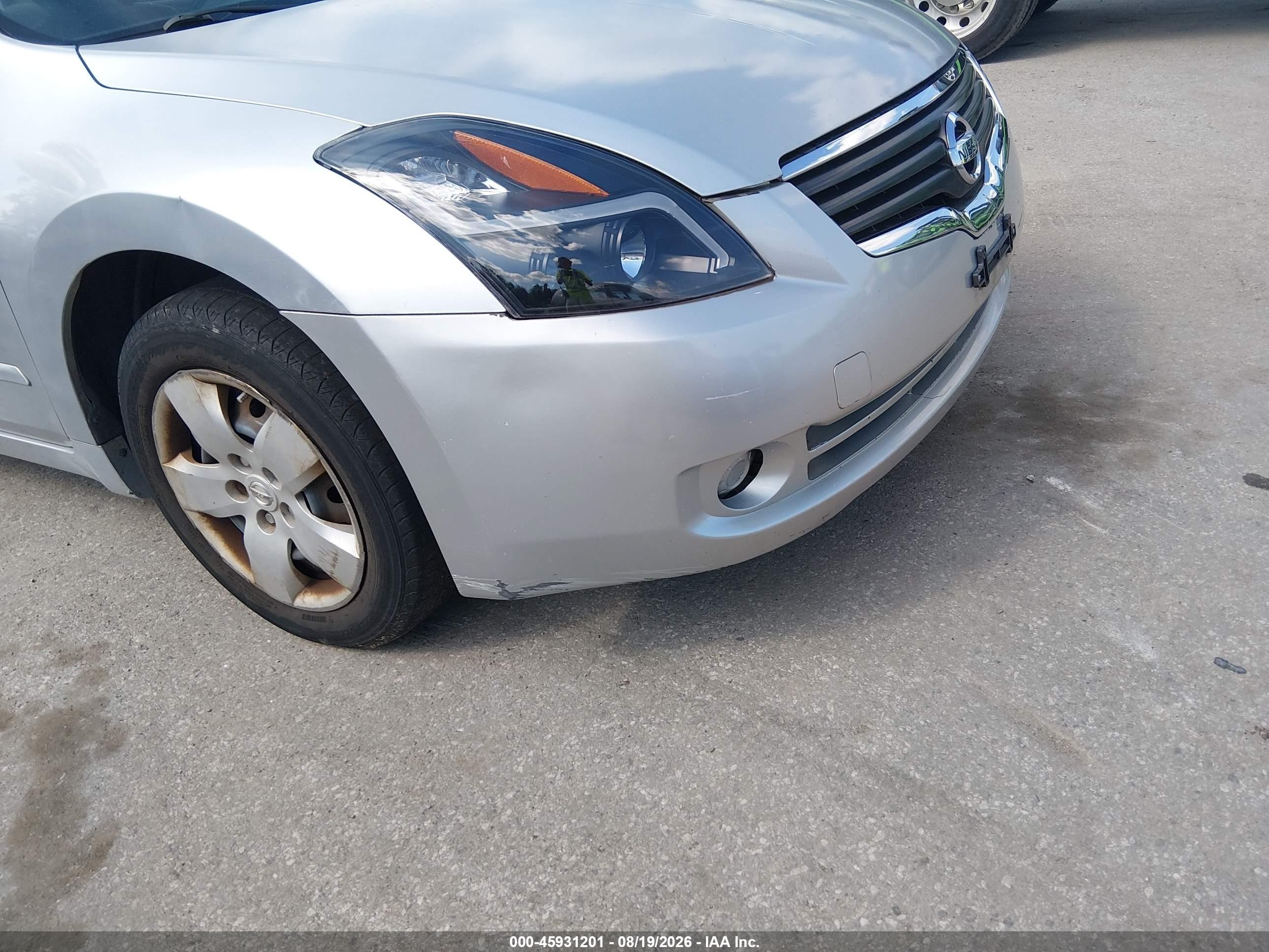 2007 Nissan Altima 2.5 S Серебряный vin: 1N4AL21E37C155562