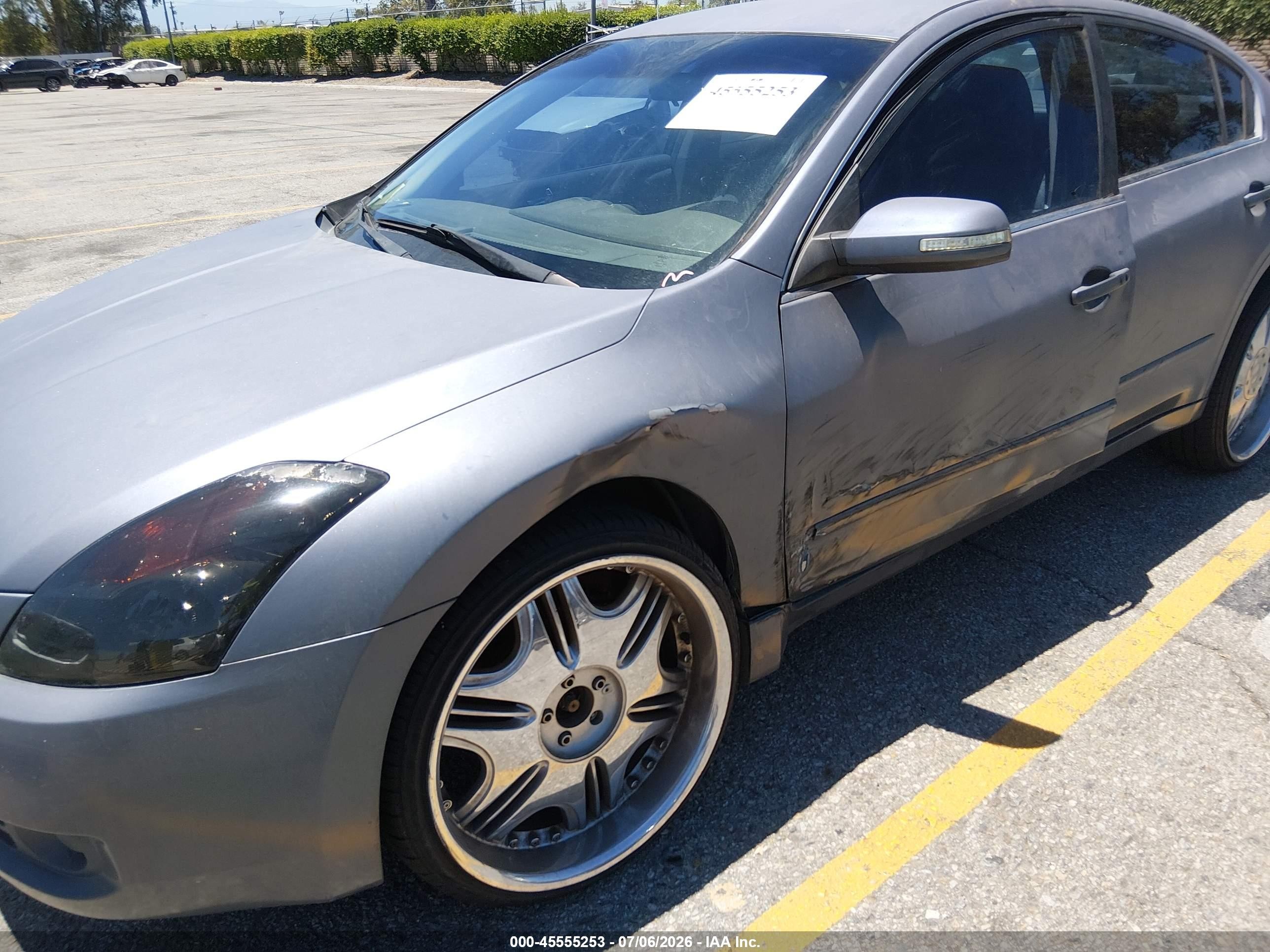 2007 Nissan Altima 2.5 S Gray vin: 1N4AL21E37C160566