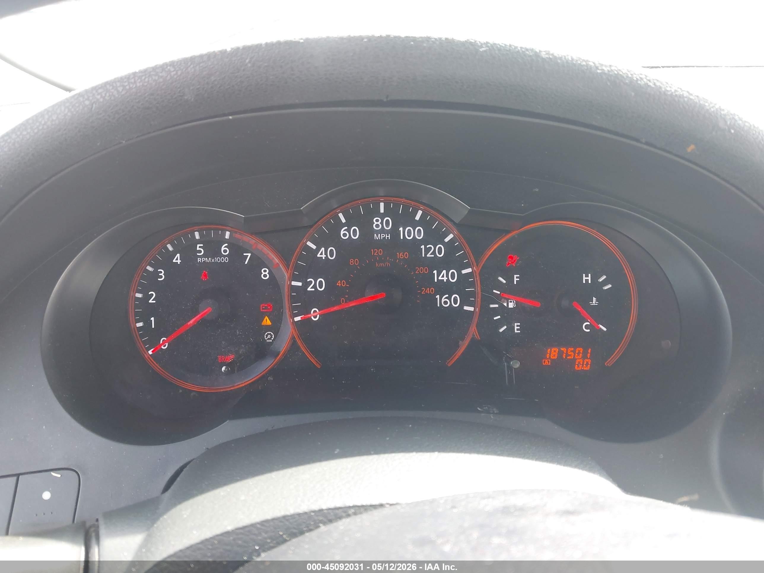 2007 Nissan Altima 2.5 S Red vin: 1N4AL21E37C171583