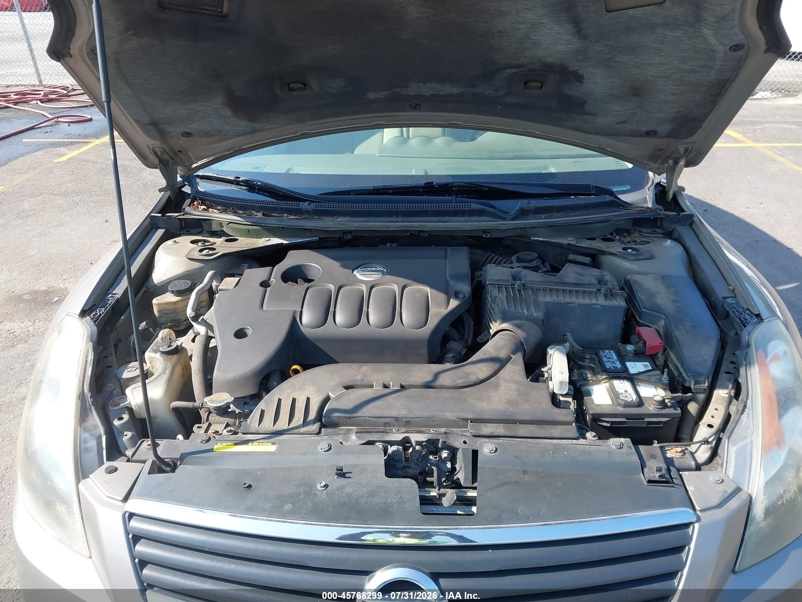 2007 Nissan Altima 2.5 S Beige vin: 1N4AL21E37C193891