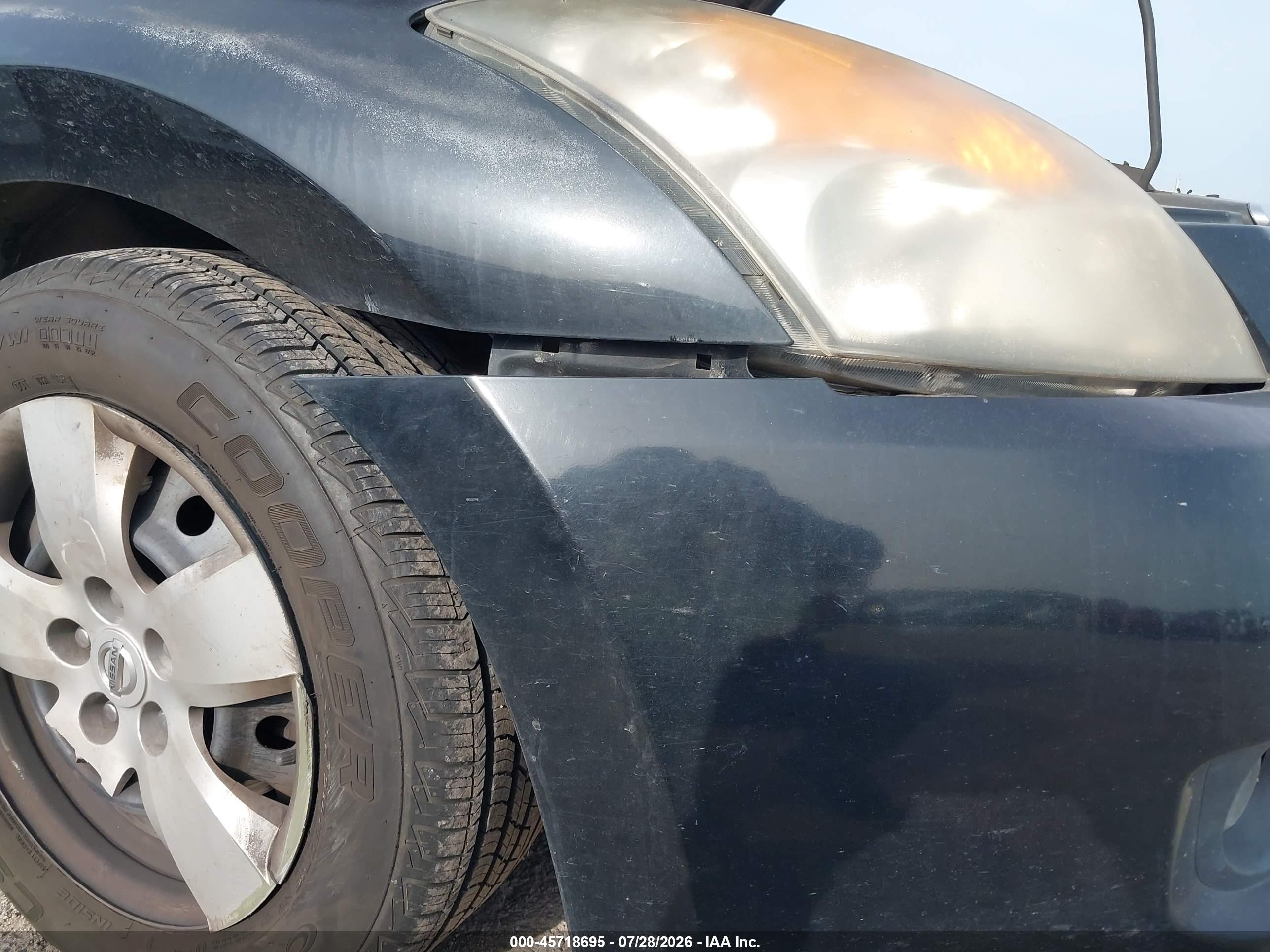 2007 Nissan Altima 2.5 S Black vin: 1N4AL21E37C217624