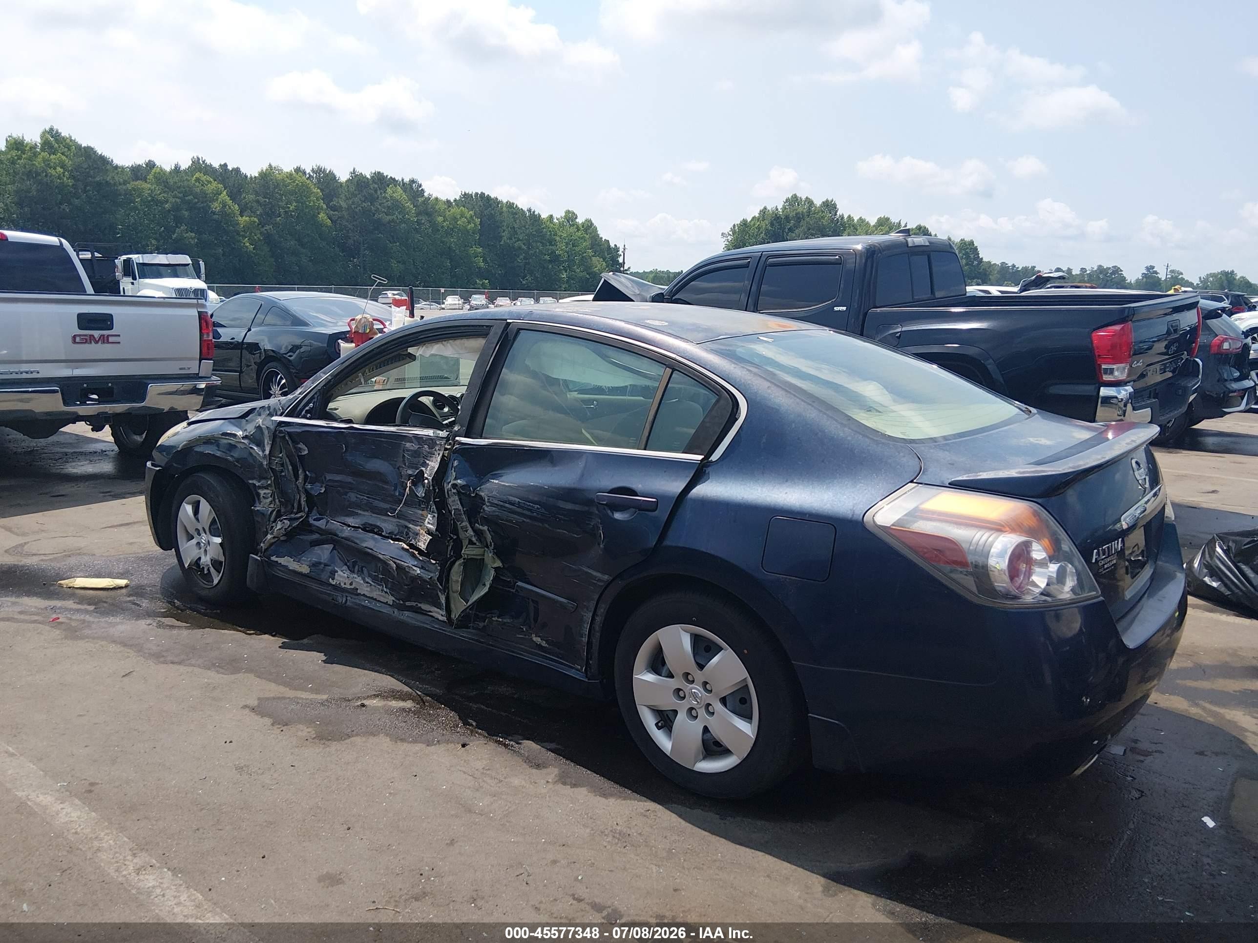 2007 Nissan Altima 2.5 S Blue vin: 1N4AL21E37N410098
