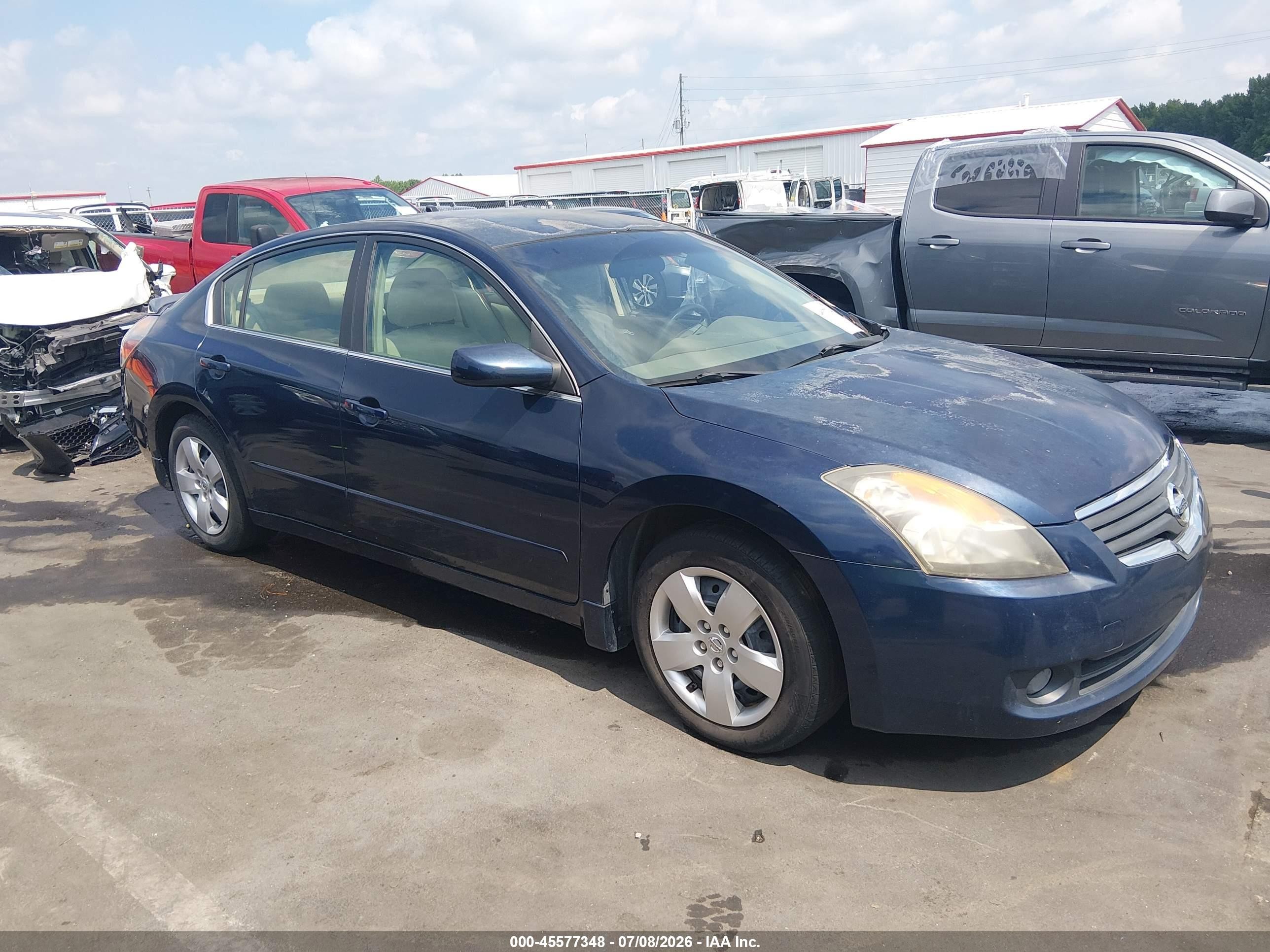 2007 Nissan Altima 2.5 S Blue vin: 1N4AL21E37N410098