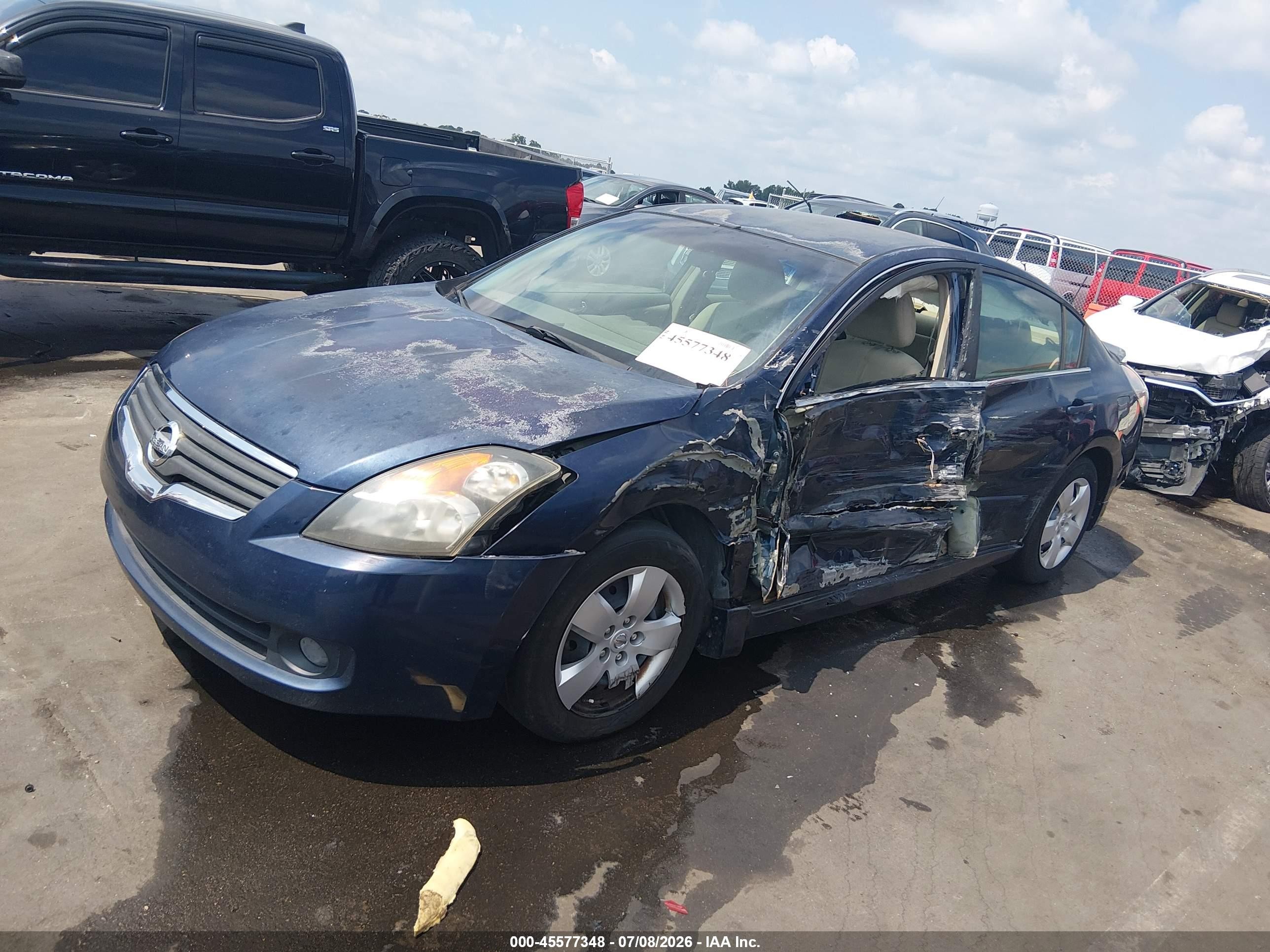 2007 Nissan Altima 2.5 S Blue vin: 1N4AL21E37N410098