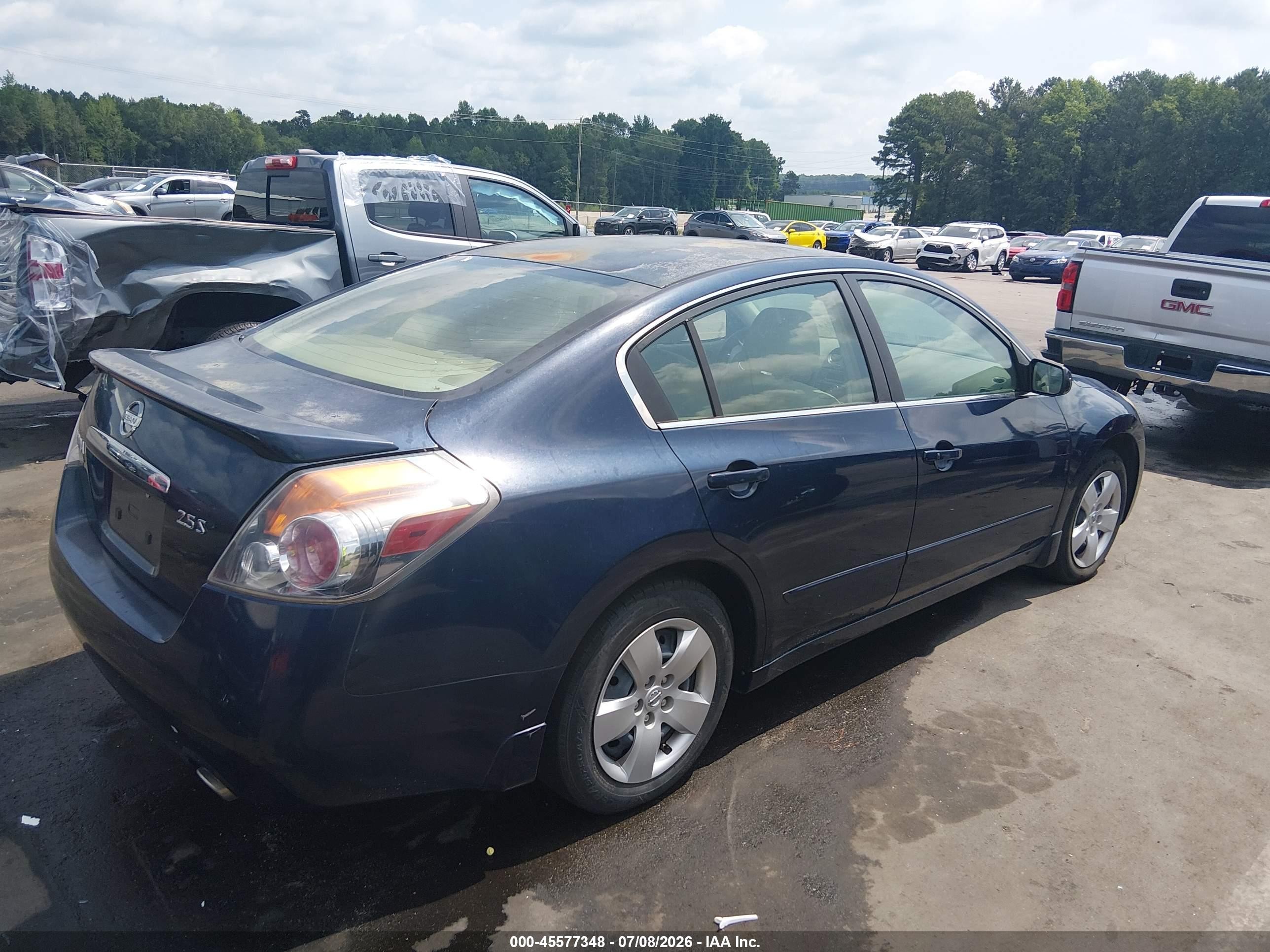 2007 Nissan Altima 2.5 S Blue vin: 1N4AL21E37N410098