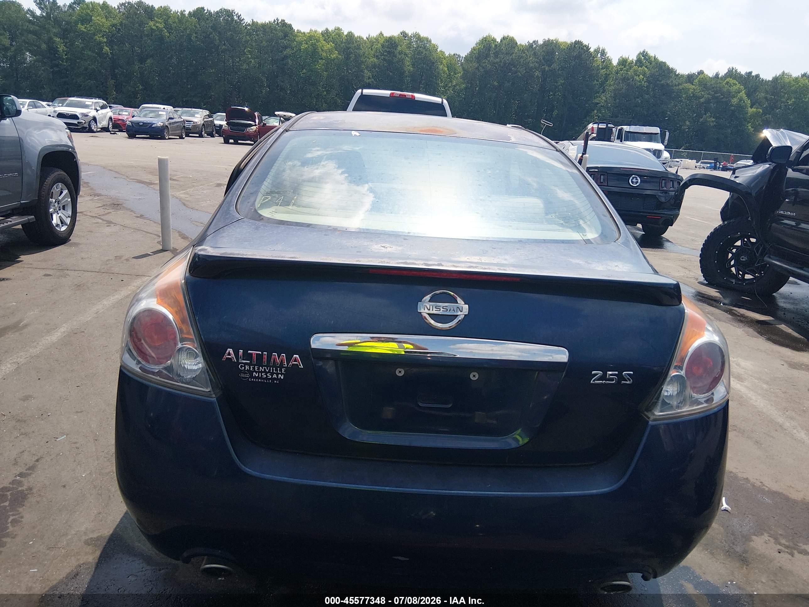 2007 Nissan Altima 2.5 S Blue vin: 1N4AL21E37N410098