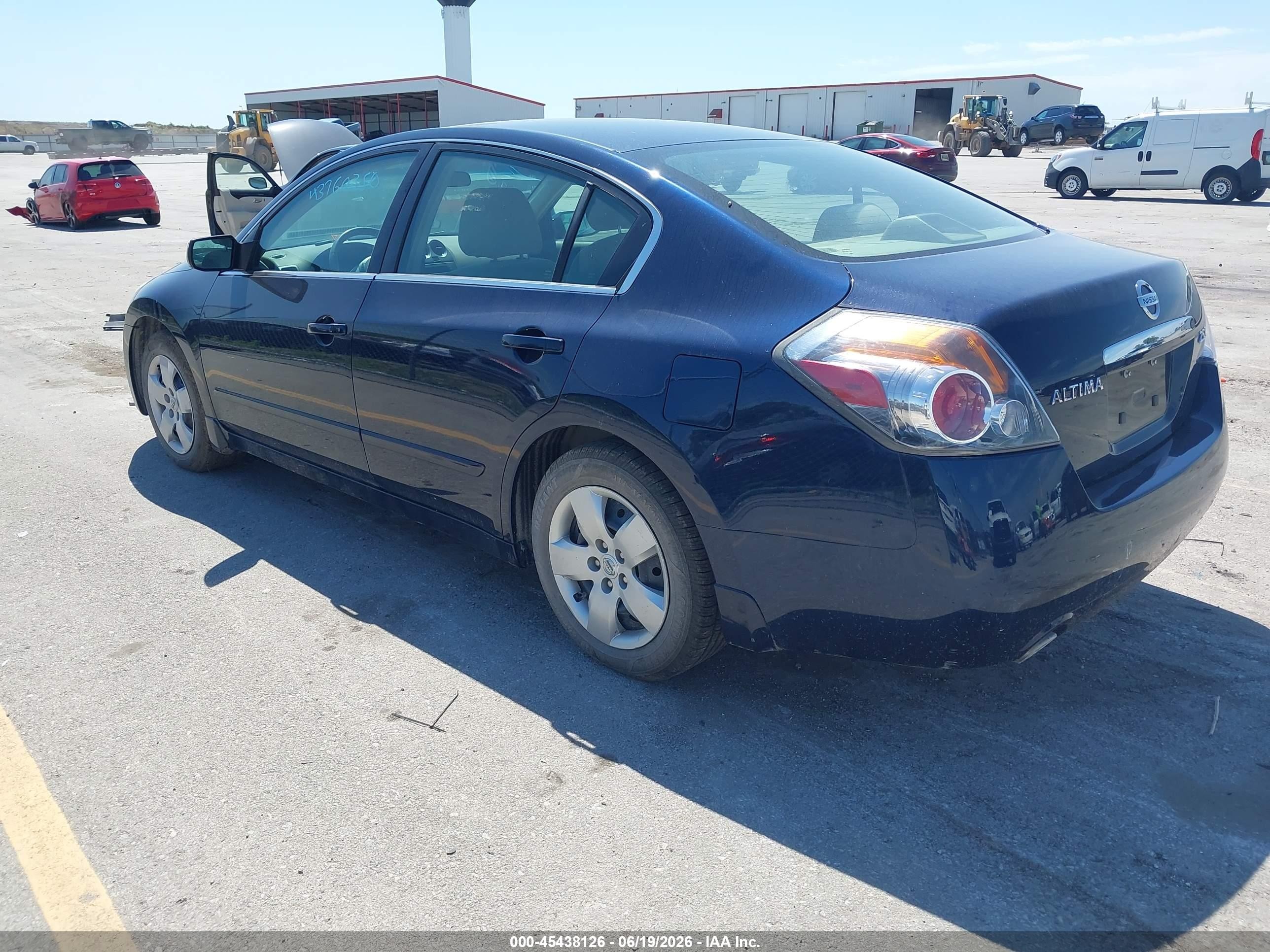 2007 Nissan Altima 2.5 S Blue vin: 1N4AL21E37N410697