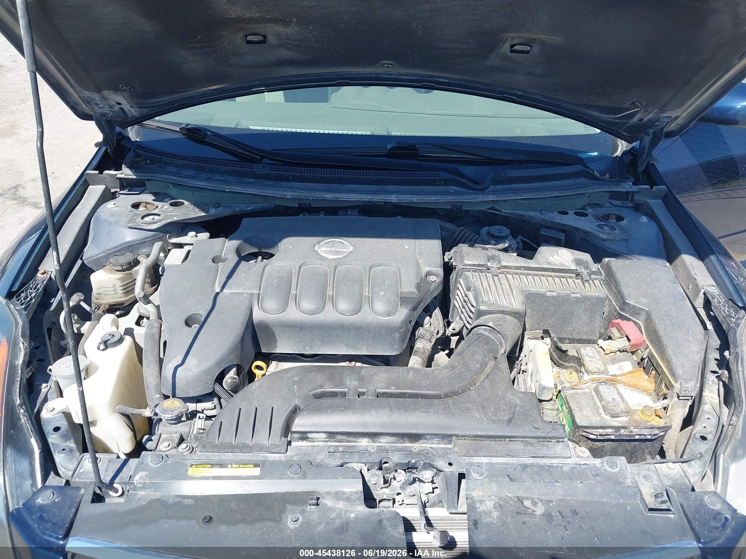 2007 Nissan Altima 2.5 S Blue vin: 1N4AL21E37N410697