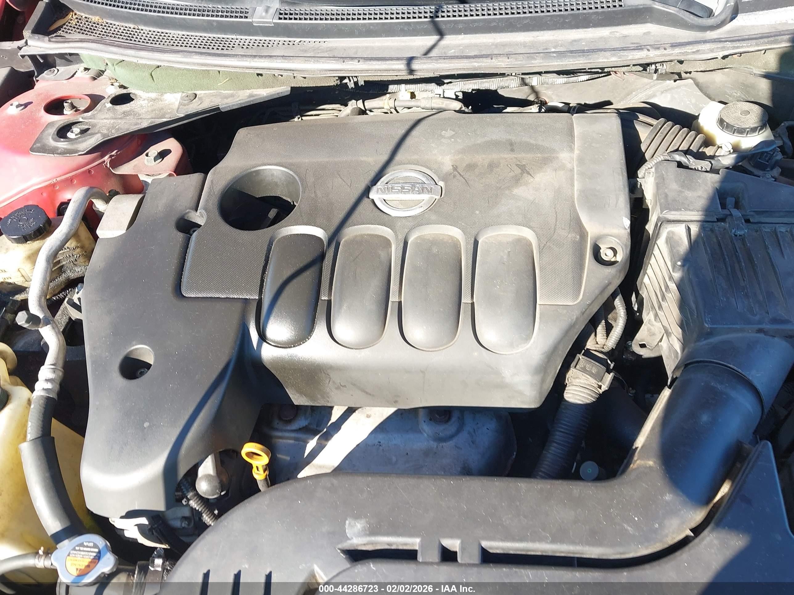 2007 Nissan Altima 2.5 S Красный vin: 1N4AL21E37N456286