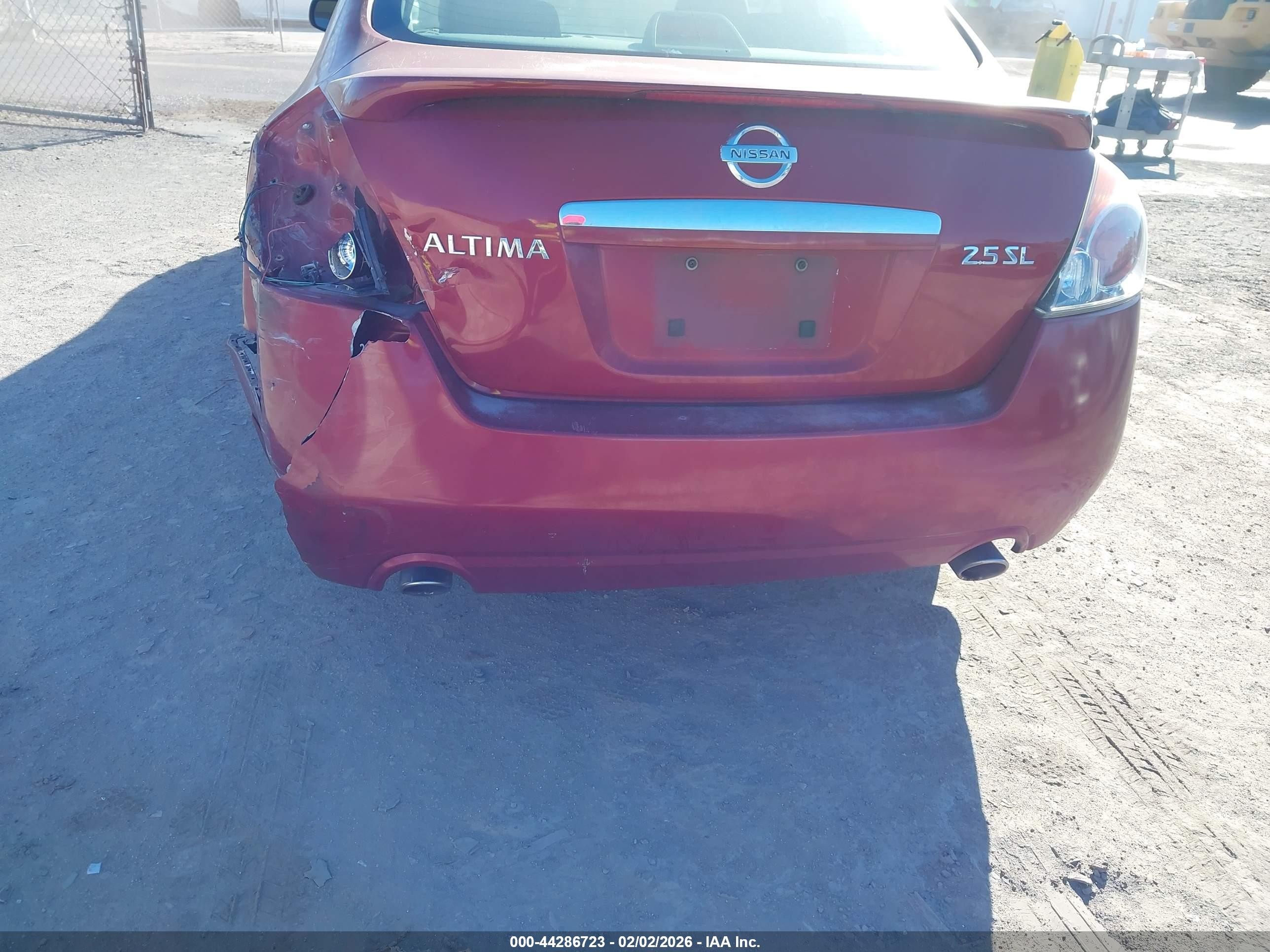 2007 Nissan Altima 2.5 S Красный vin: 1N4AL21E37N456286