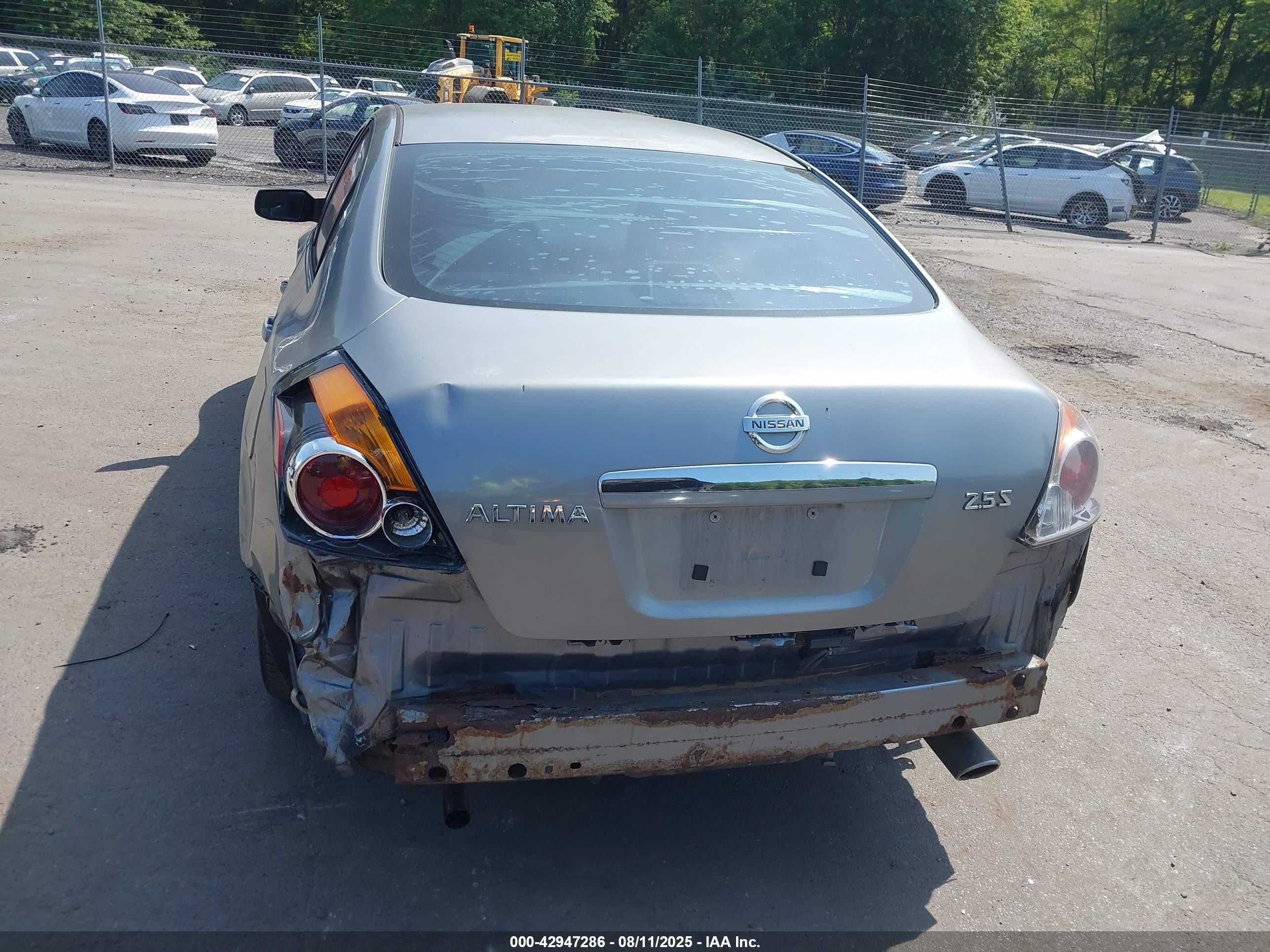 2007 Nissan Altima 2.5 S Green vin: 1N4AL21E37N456675