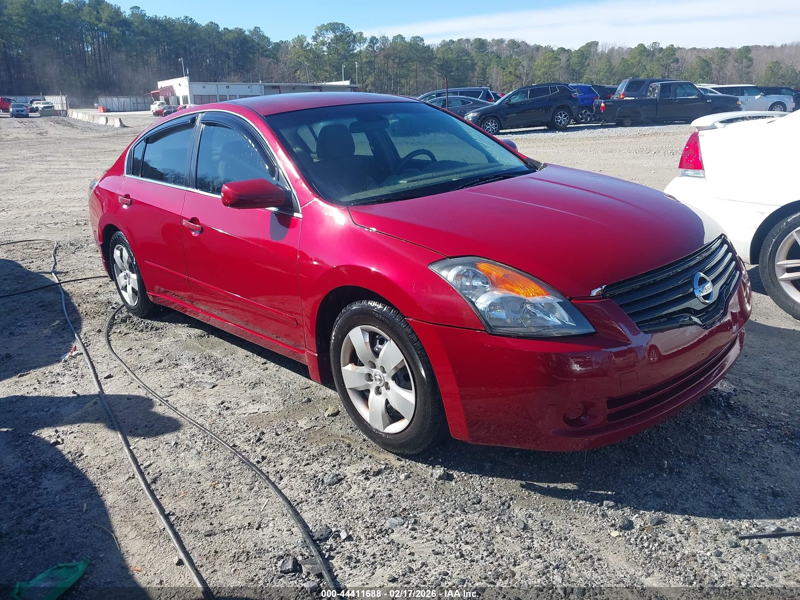 2007 Nissan Altima 2.5 S Burgundy vin: 1N4AL21E37N457700