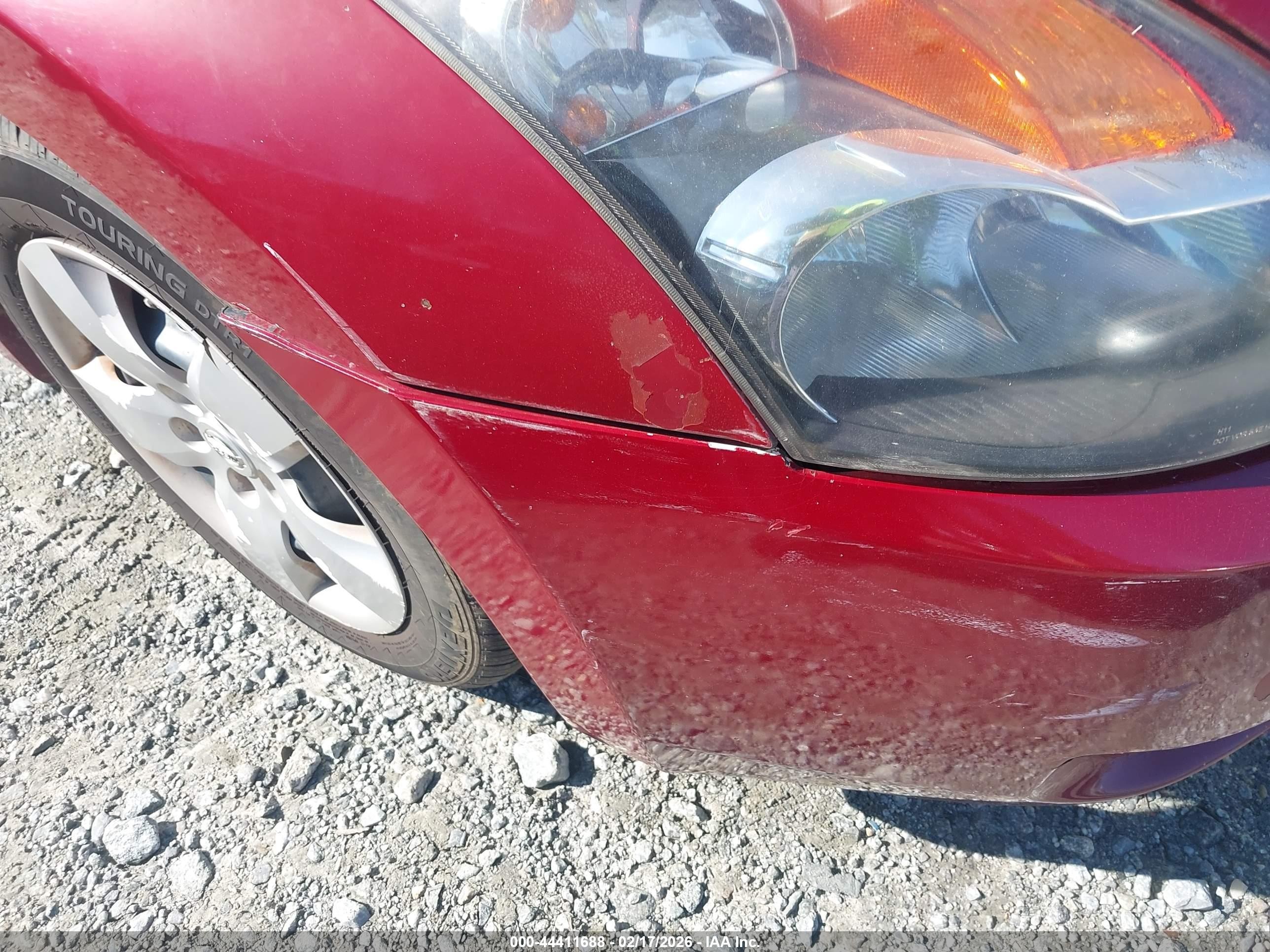 2007 Nissan Altima 2.5 S Burgundy vin: 1N4AL21E37N457700