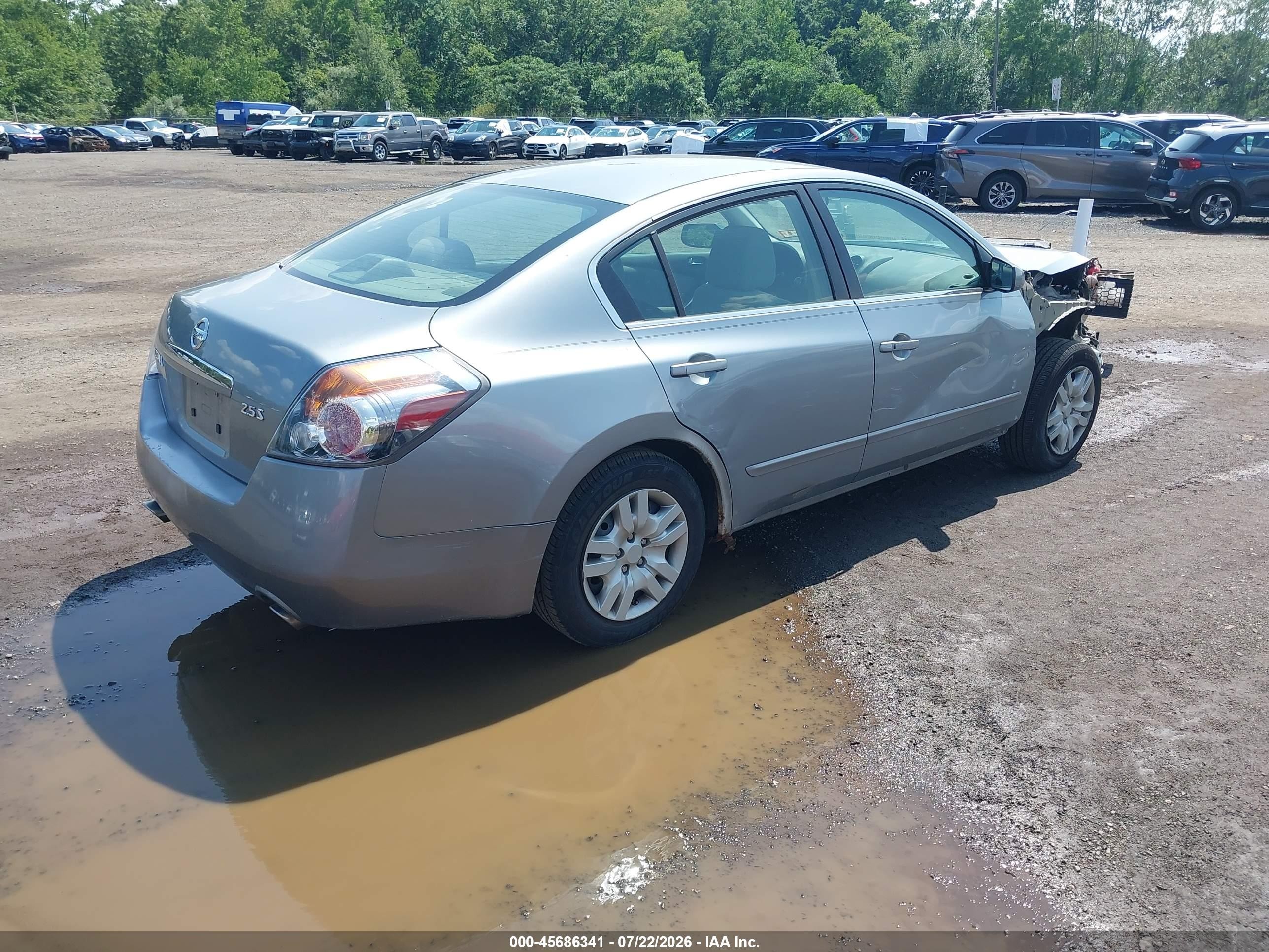 2007 Nissan Altima 2.5 S Gray vin: 1N4AL21E37N465618
