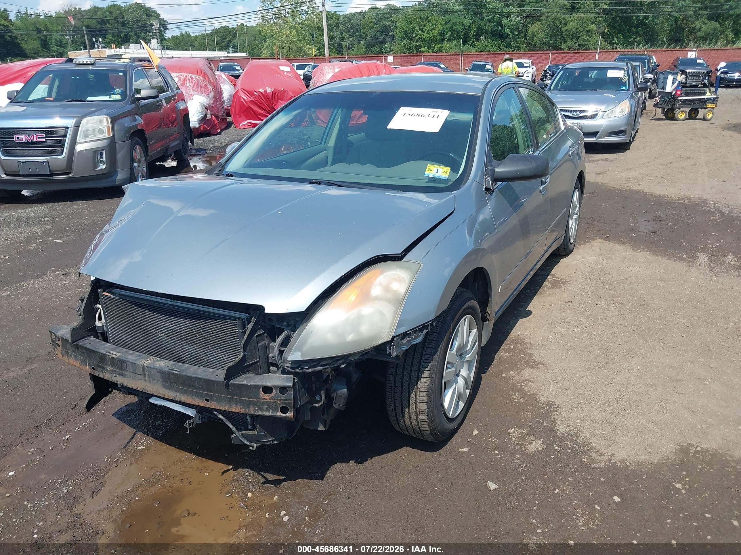 2007 Nissan Altima 2.5 S Gray vin: 1N4AL21E37N465618
