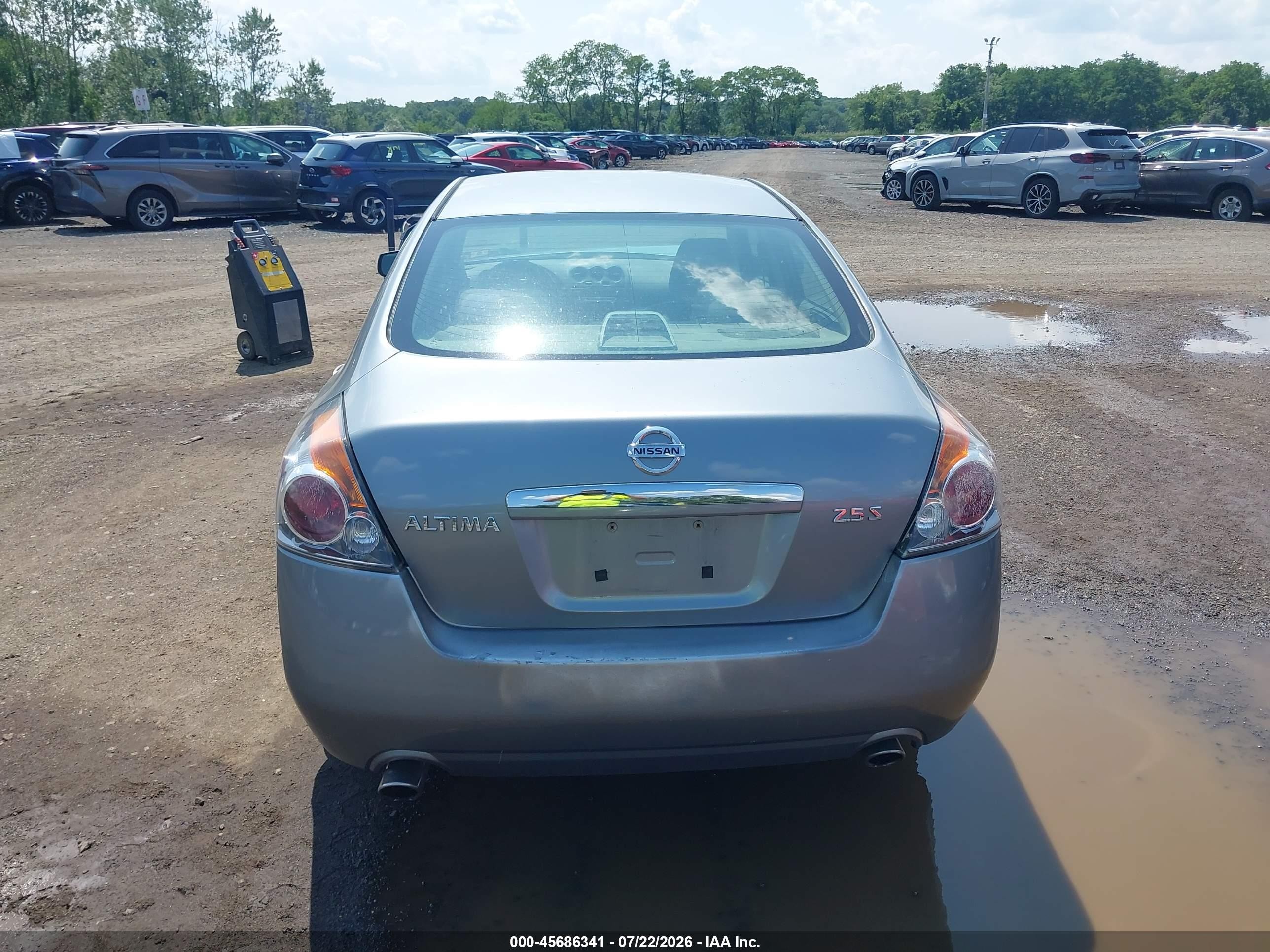2007 Nissan Altima 2.5 S Gray vin: 1N4AL21E37N465618