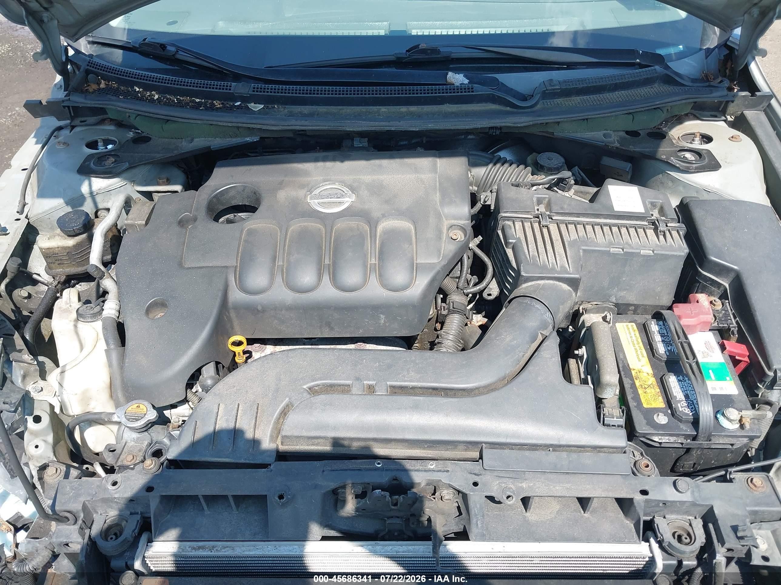 2007 Nissan Altima 2.5 S Gray vin: 1N4AL21E37N465618
