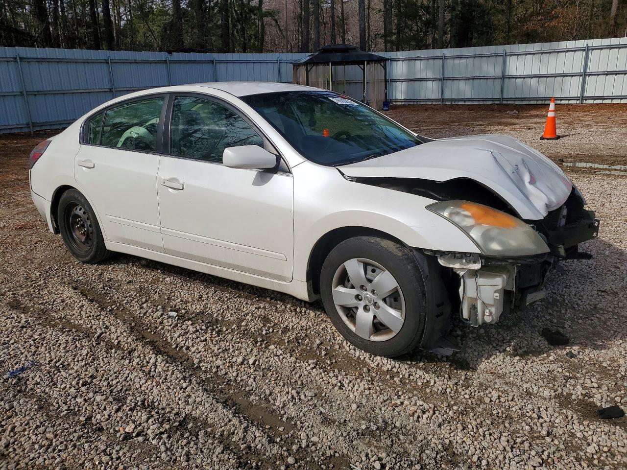 2007 Nissan Altima 2.5 White vin: 1N4AL21E37N478661
